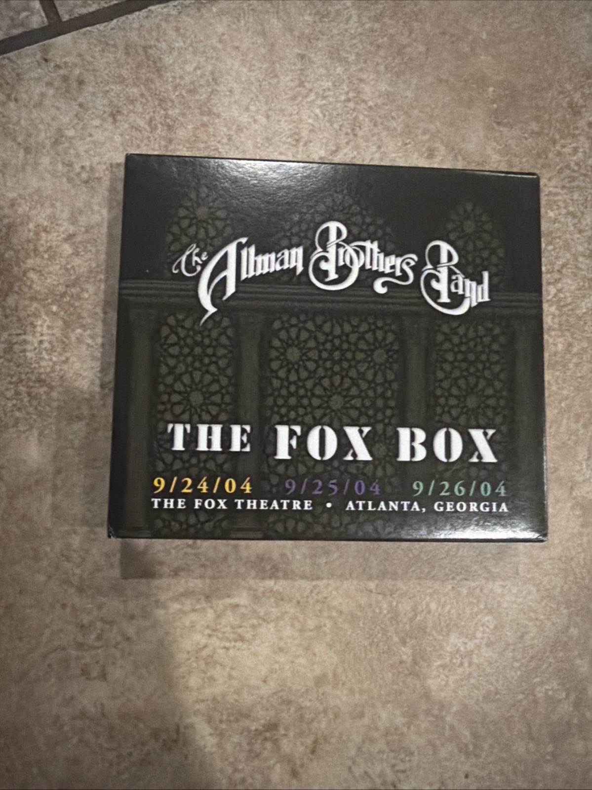 The Allman Brothers Band The Fox Box CD Set 35th Anniversary Tour 2004 2017 The Allman Brothers Band The Fox Box CD Set 35th Anniversary Tour 2004 2017