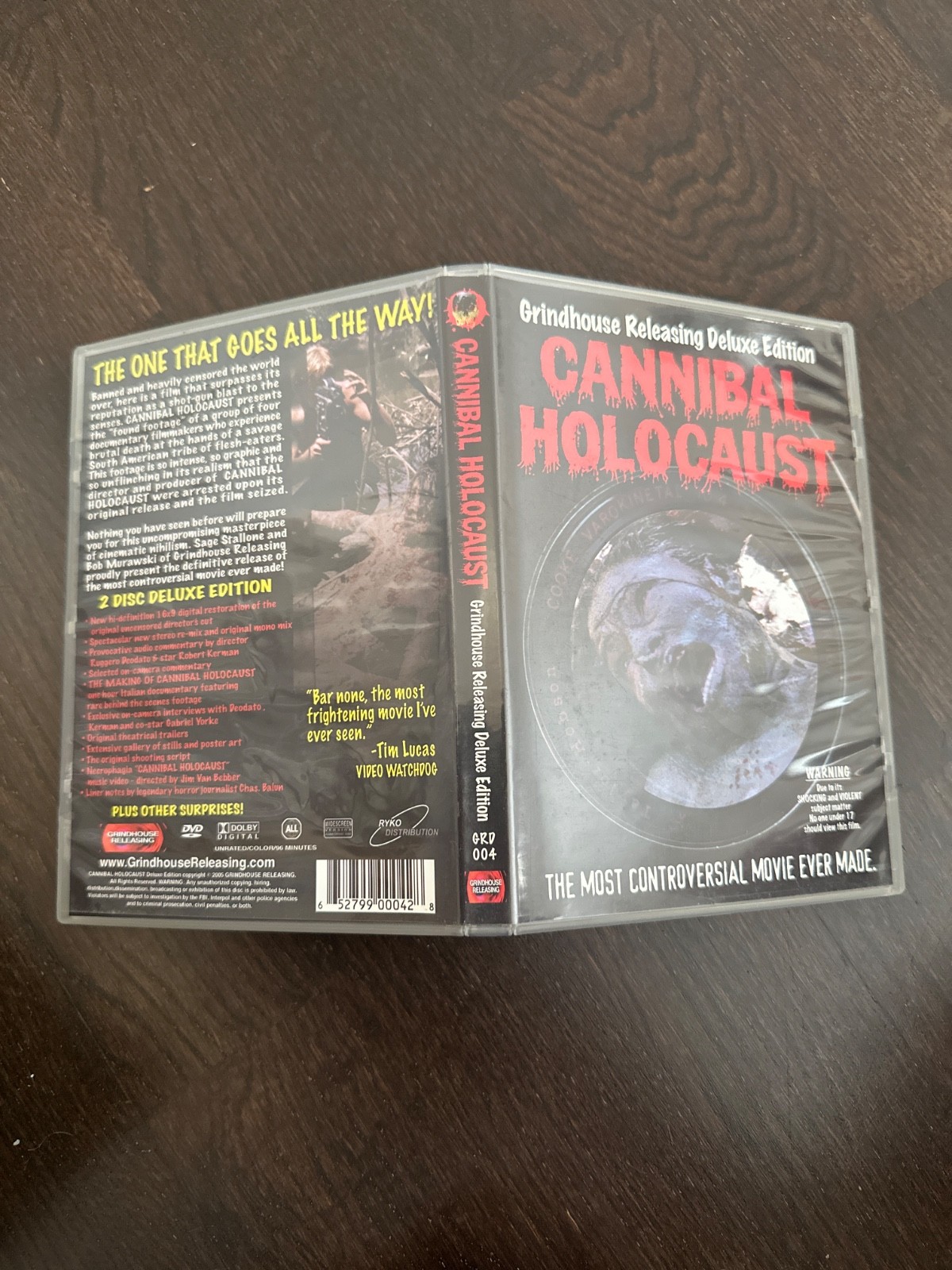 Cannibal Holocaust (DVD, 1980)