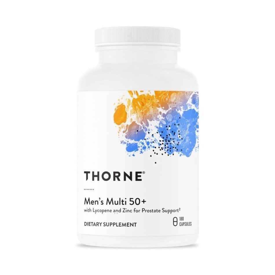 THORNE Men's Multi 50+, Comprehensive Daily Multi-Vitamin Supplement - NEW THORNE Men's Multi 50+, Comprehensive Daily Multi-Vitamin Supplement - NEW