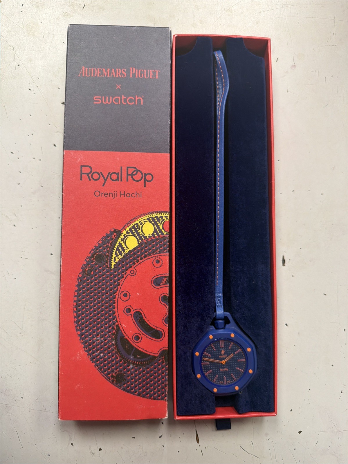 AP X Swatch Watch Royal Pop Orenji Hachi $900 AP X Swatch Watch Royal Pop Orenji Hachi $900