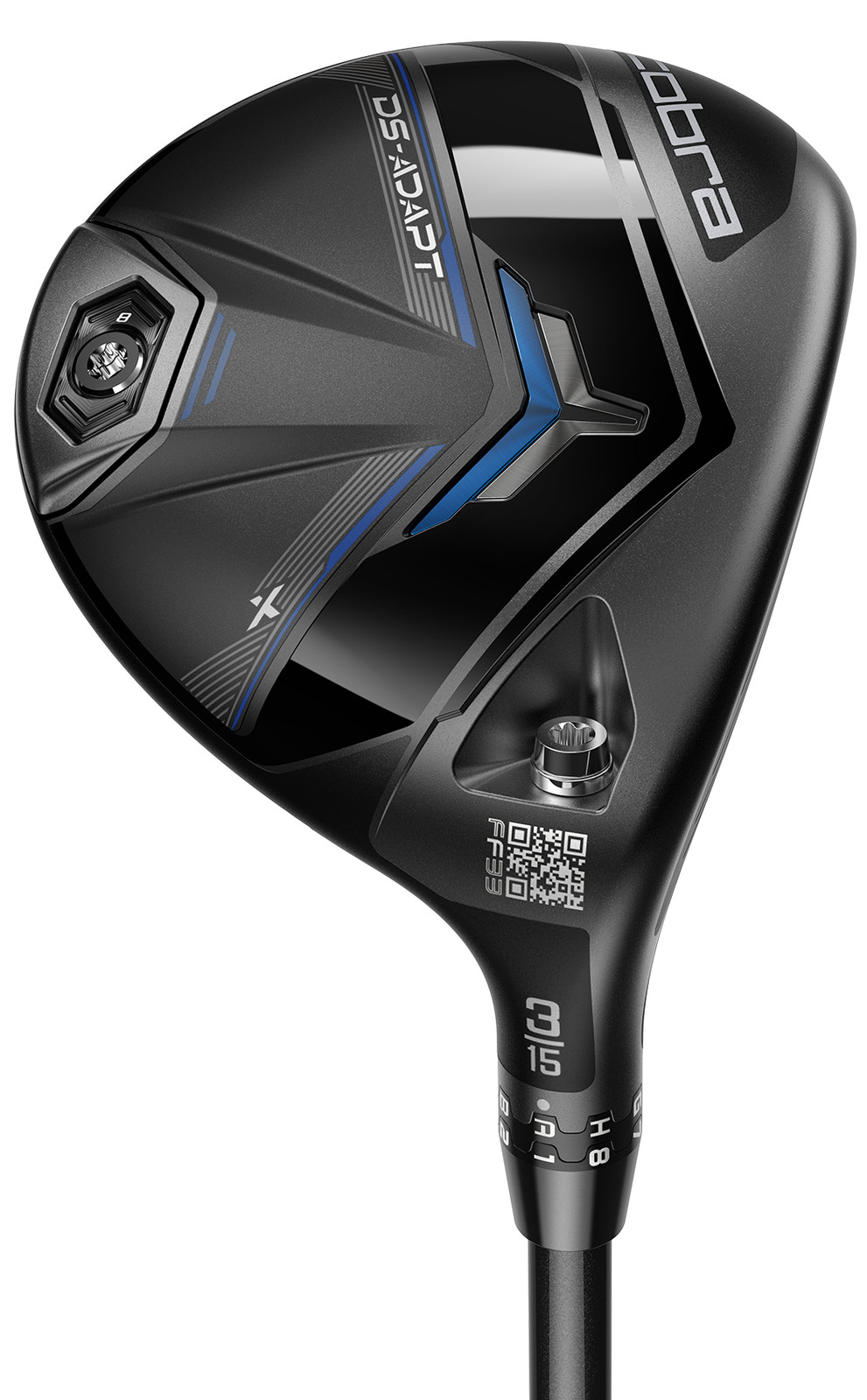 Cobra Golf DS ADAPT X 15* 3 Wood Regular Graphite Project X Denali Blue 60 Value