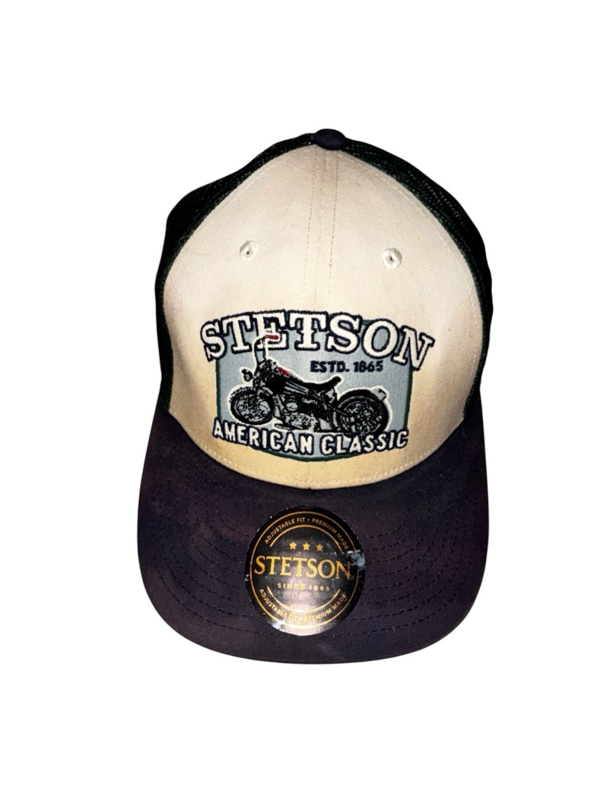 STETSON AMERICAN CLASSIC Snapback Trucker Hat - OSFM READ