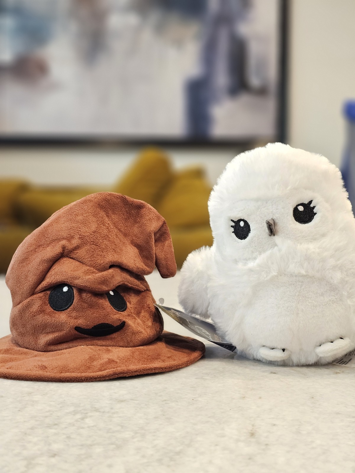 Set Of 2 Hedwig AND Sorting Hat Plush Harry Potter 25th Anniv 25 Years of Magic Set Of 2 Hedwig AND Sorting Hat Plush Harry Potter 25th Anniv 25 Years of Magic