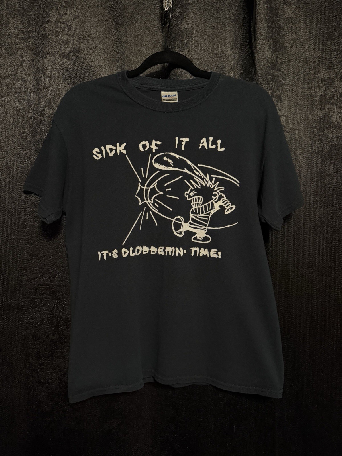 Vintage Sick Of It All Clobbering Time Black Tshirt Medium Rare