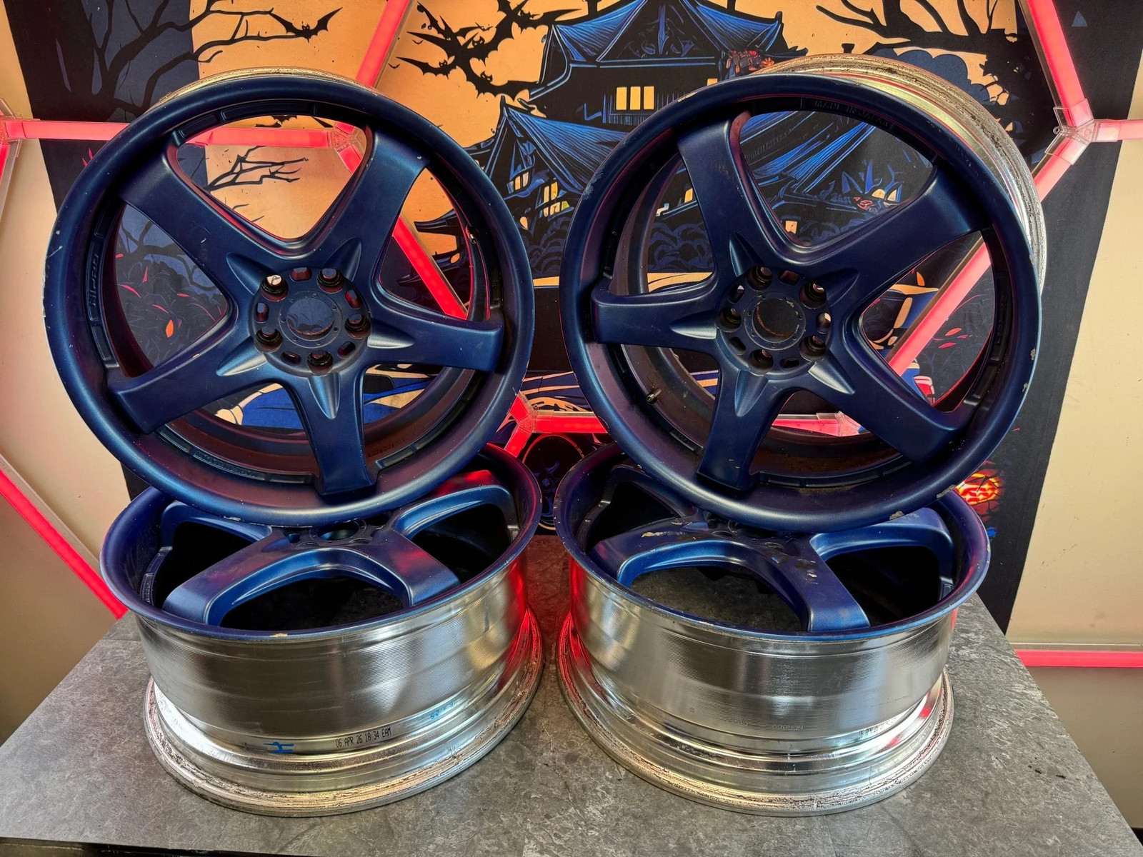 Racing Hart X Work RH R5 Pro Two Piece Welded Wheels Set Of 4 18x8.5 +35 5x100