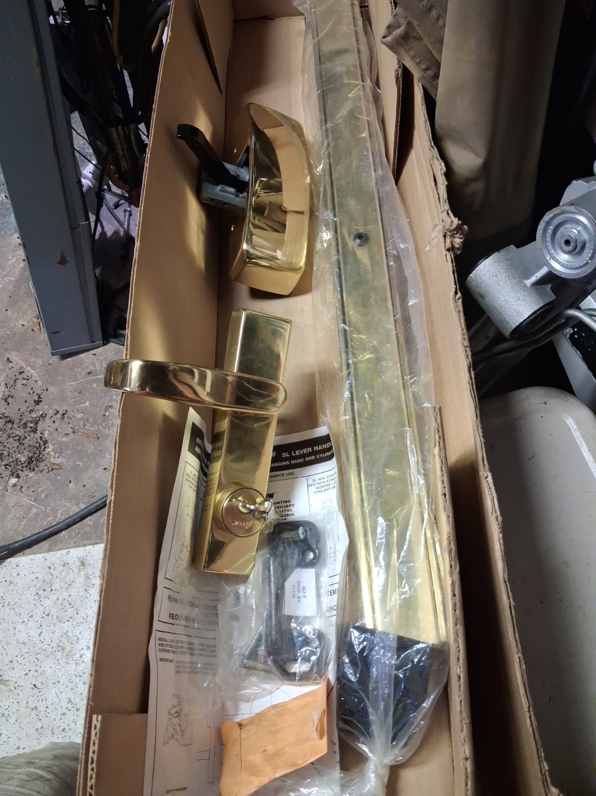 Arrow Polished Brass Exit Device Arrow Polished Brass Exit Device