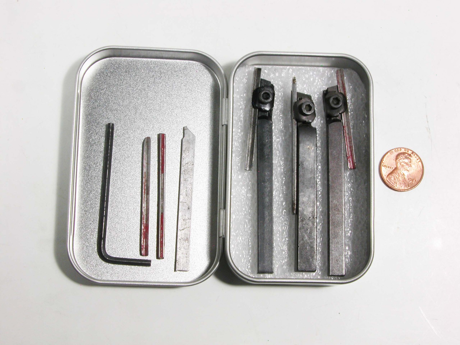 Vintage 10 PC Mini Lathe Tools Set for Unimat or Sherline or Edelstaal