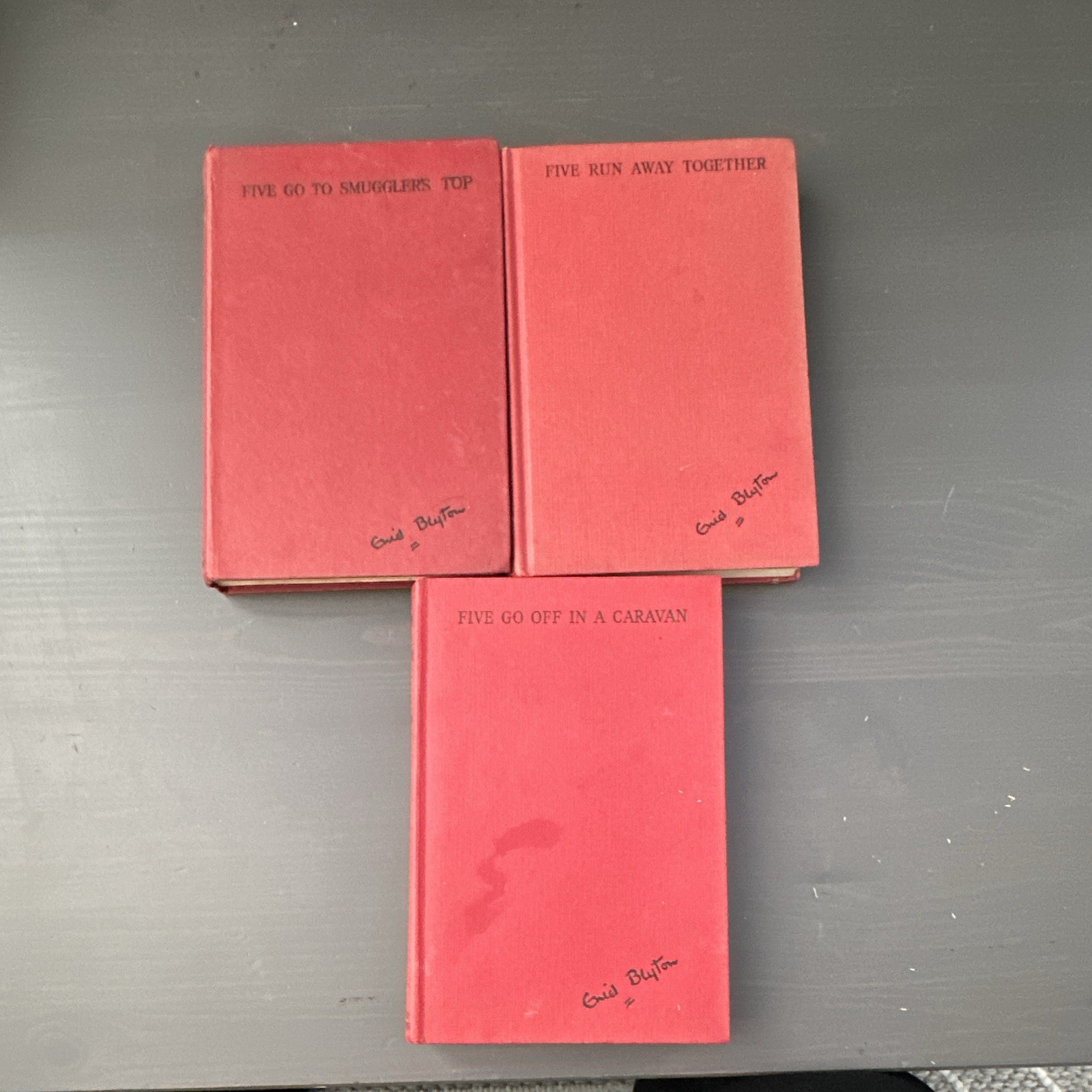 Enid Blyton Famous Five Hardcover 3-Book Lot Smugglers Top Hodder & Stoughton