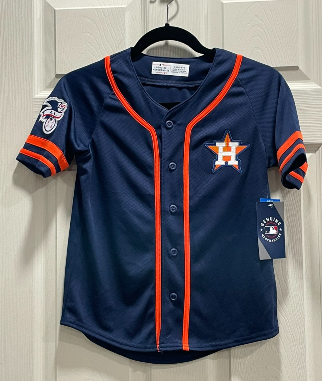NWT Houston Astros Youth Jersey MLB sizes S(4/5) or L(8/10) NWT Houston Astros Youth Jersey MLB sizes S(4/5) or L(8/10)