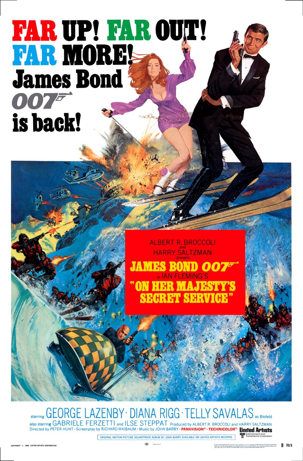 ON HER MAJESTY\'S SECRET SECRET SERVICE (1969) - one sheet  27\