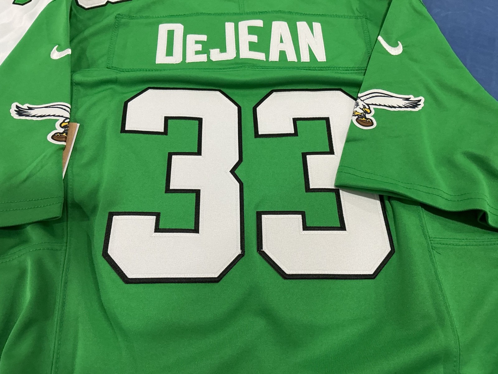 Cooper DeJean #33 Philadelphia Eagles Adult / Kids All Stitched Jersey Kelly Gr
