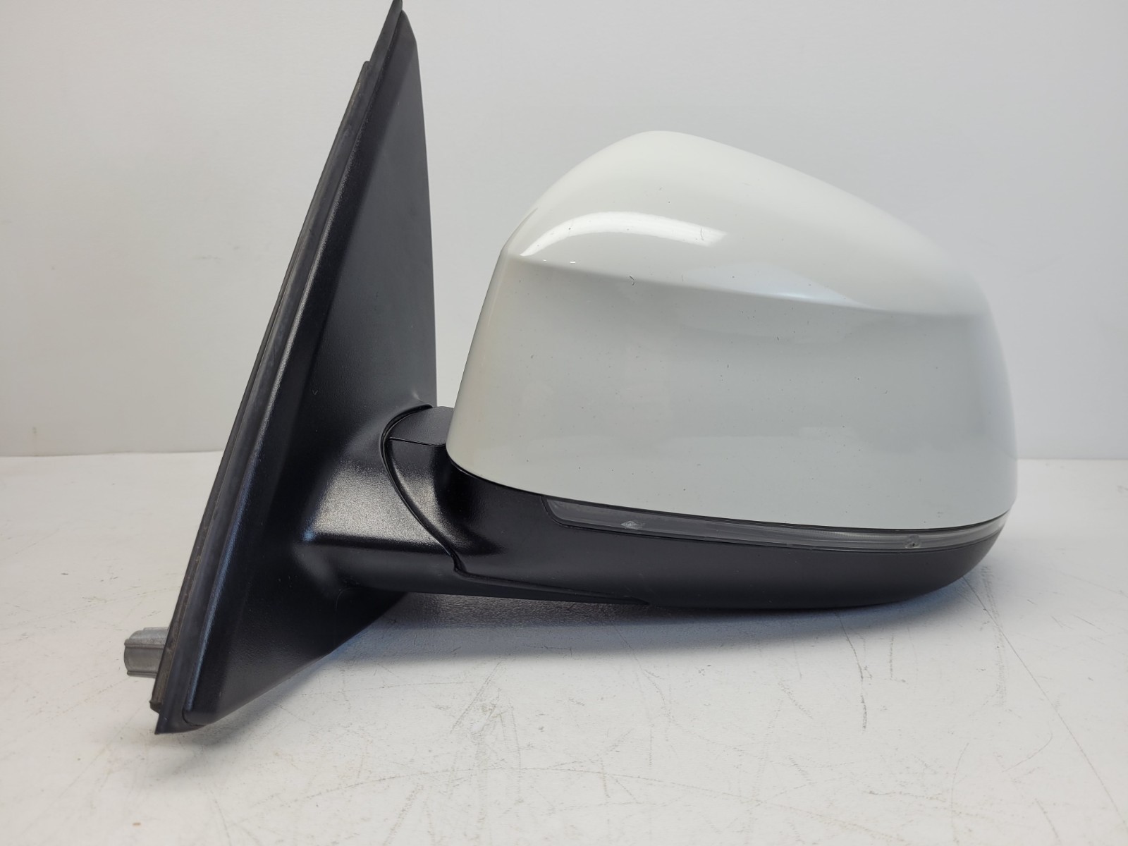 14-18 BMW X5 F15 LH Power Side Door View Mirror White 5 Pin 698001AA OEM