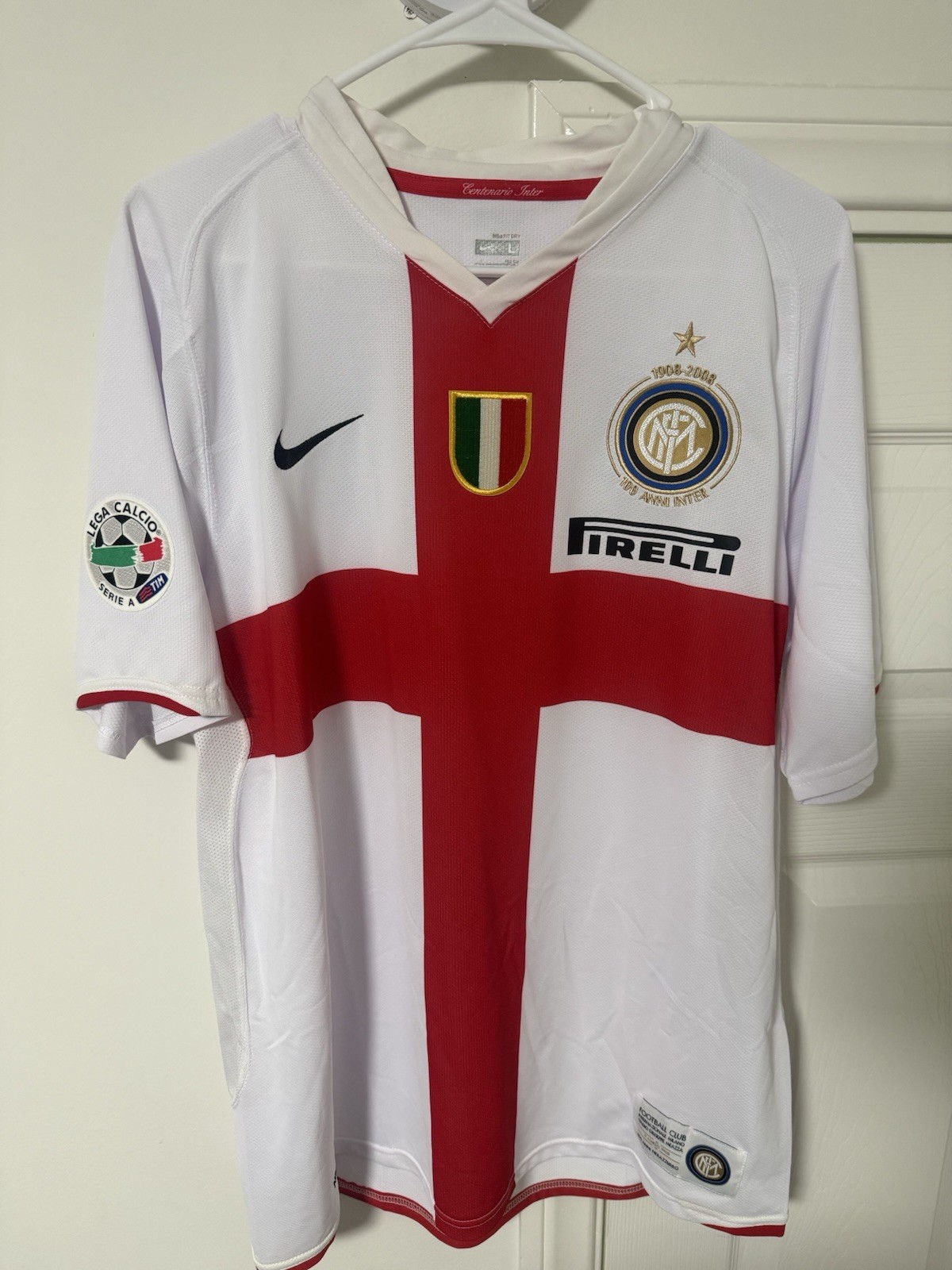 Nike Inter Milan 2008 2009 away Jersey Zlatan jersey Ibrahimvić Large Authentic