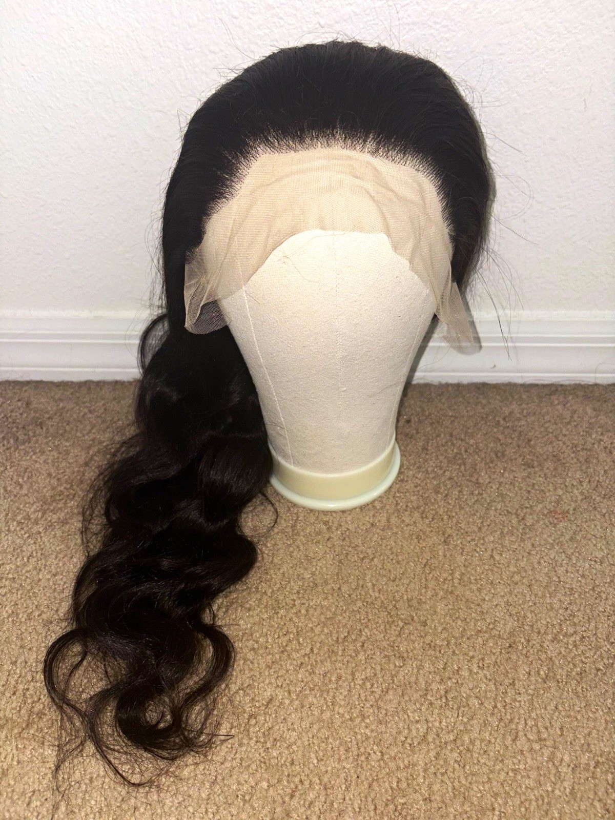 NEW Black 30 Inch 13x4 Hd Lace Human Hair Wig 