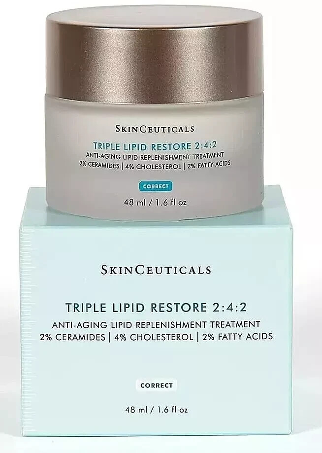 SkinCeuticals Triple Lipid Restore 1.6 oz Face Cream 2:4:2, 48ml Sealed New Box SkinCeuticals Triple Lipid Restore 1.6 oz Face Cream 2:4:2, 48ml Sealed New Box