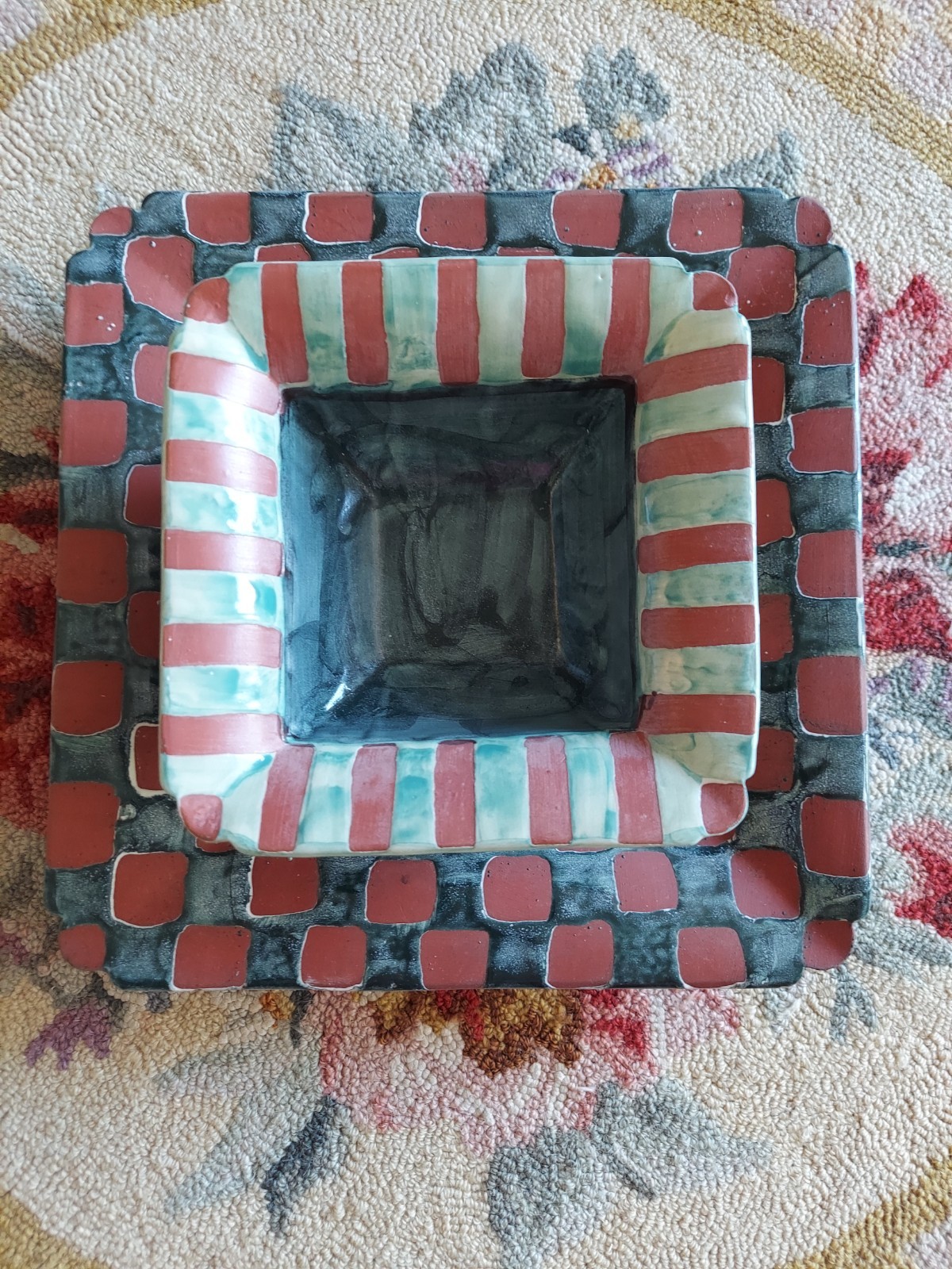 MacKenzie-Childs Hopscotch Ceramic Bowl