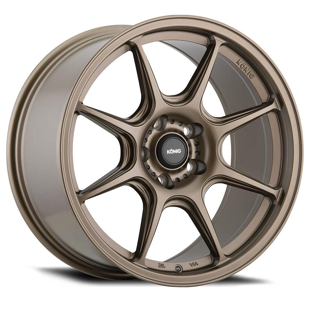 KONIG Lockout Rim 16X7.5 4X108 Offset 40 Bronze (Quantity of 1)