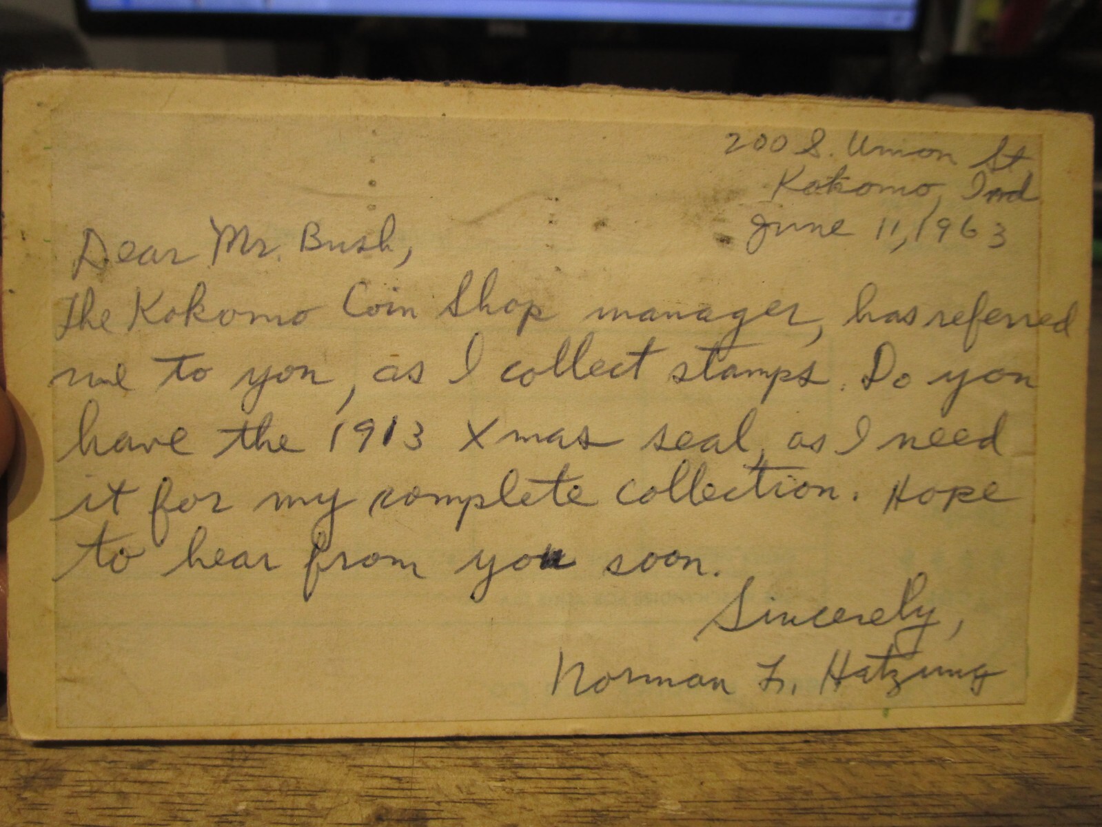 K9 Old INDIANA Postcard Kokomo Boys Town American Legion Stamps Letter Note Mail K9 Old INDIANA Postcard Kokomo Boys Town American Legion Stamps Letter Note Mail