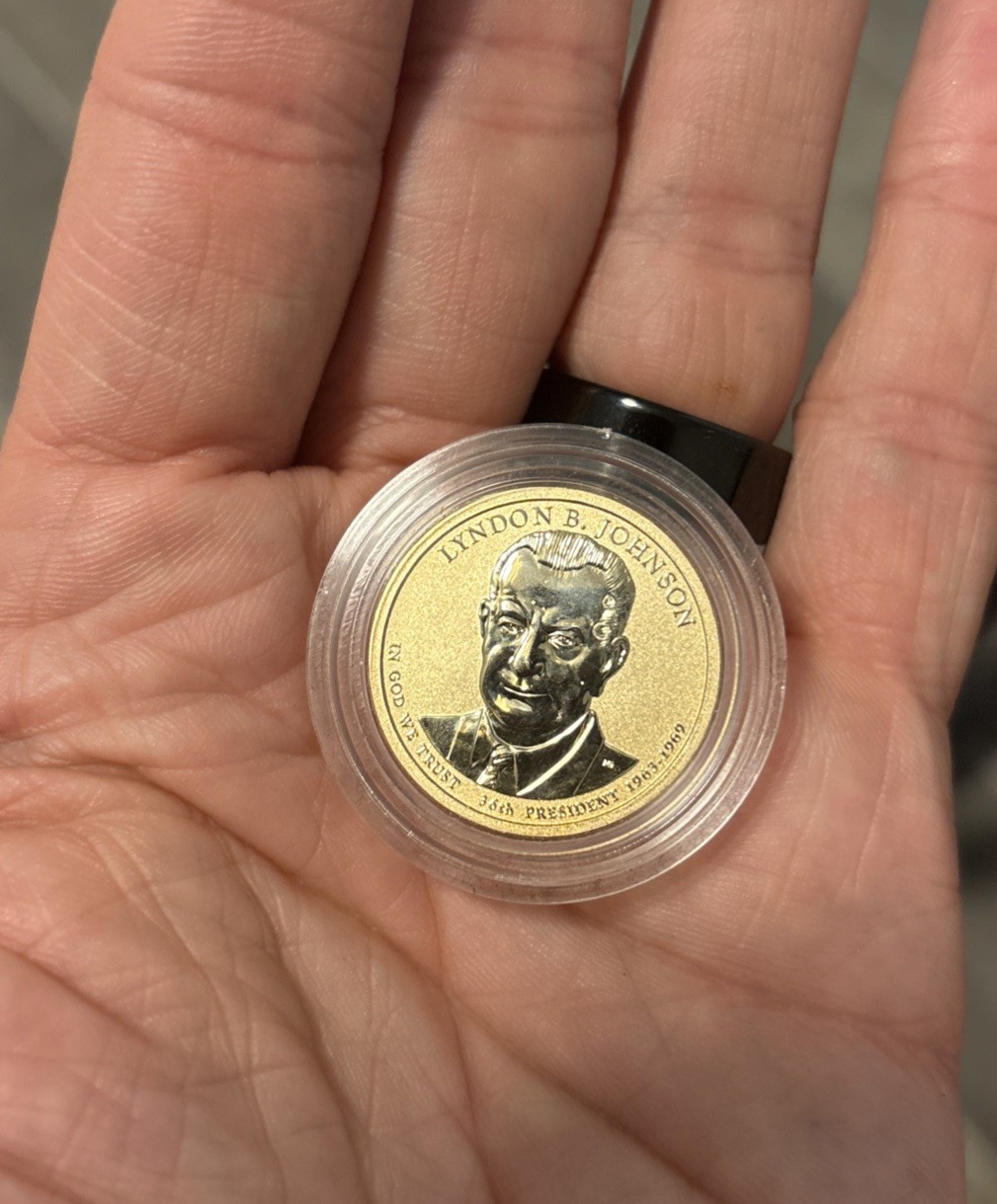 2015P Lyndon B Johnson Reverse Proof Presidential Coin Key LBJ 2015P Lyndon B Johnson Reverse Proof Presidential Coin Key LBJ