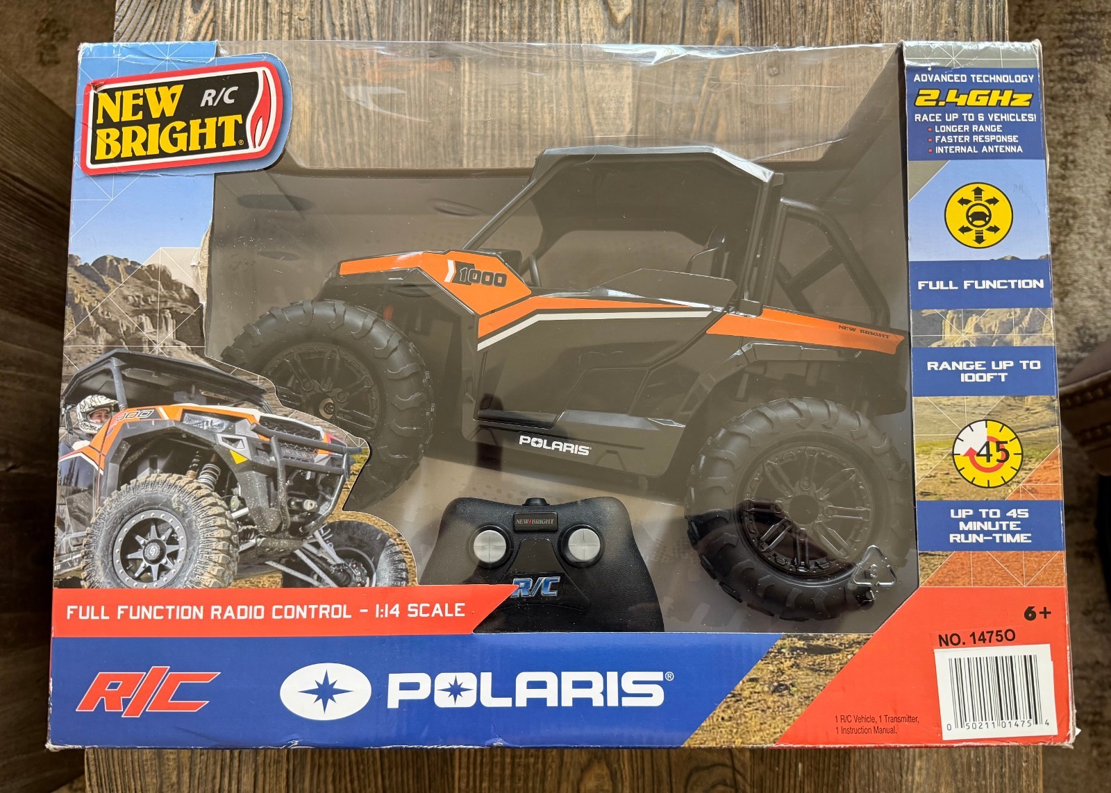 New Bright Polaris RZR 1000 RC 1:14 2.4GHz Model 14750 New New Bright Polaris RZR 1000 RC 1:14 2.4GHz Model 14750 New
