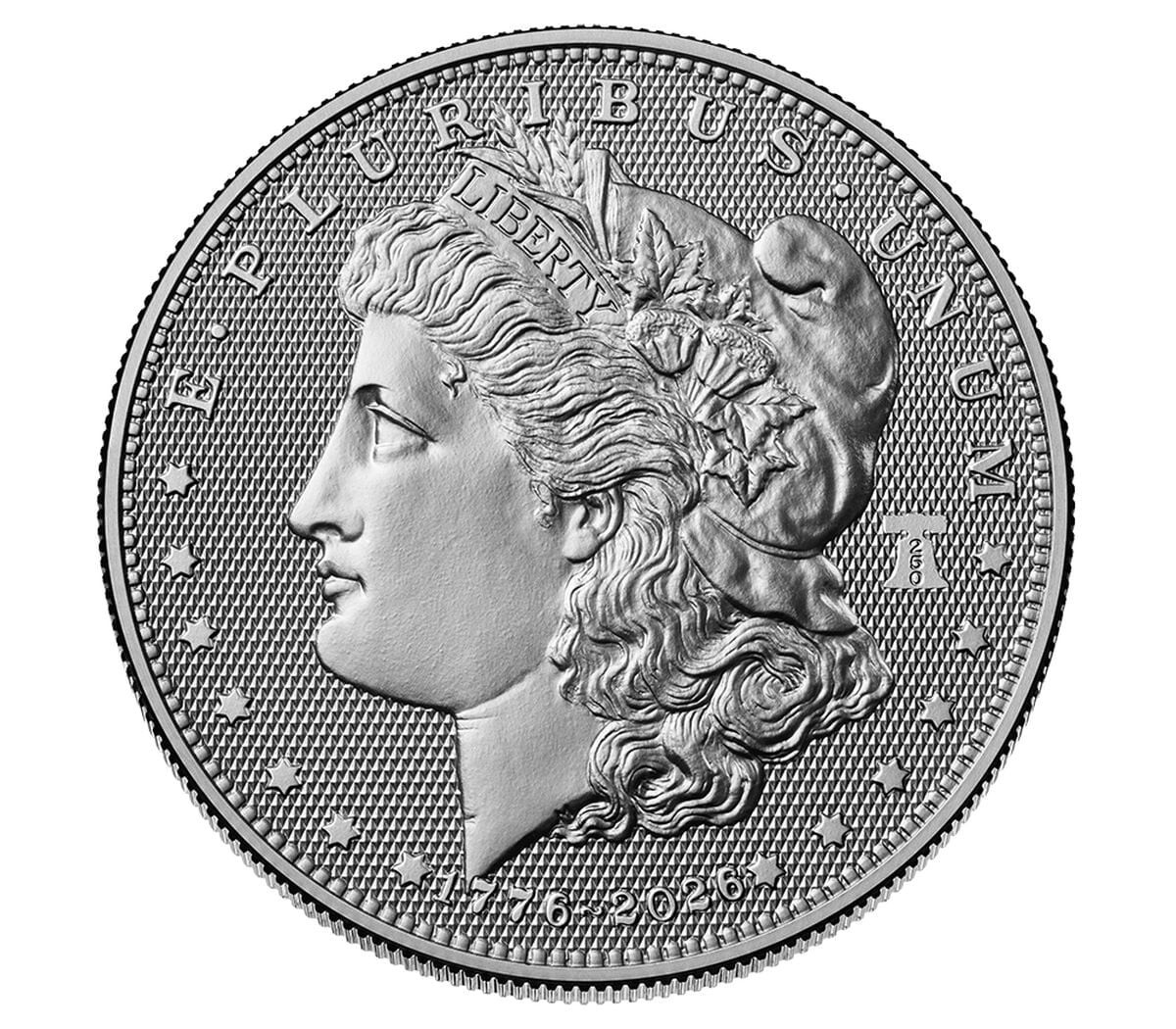 1776-2026 P Morgan Silver Dollar Duel Date Diamond Field Presale Release 11/12
