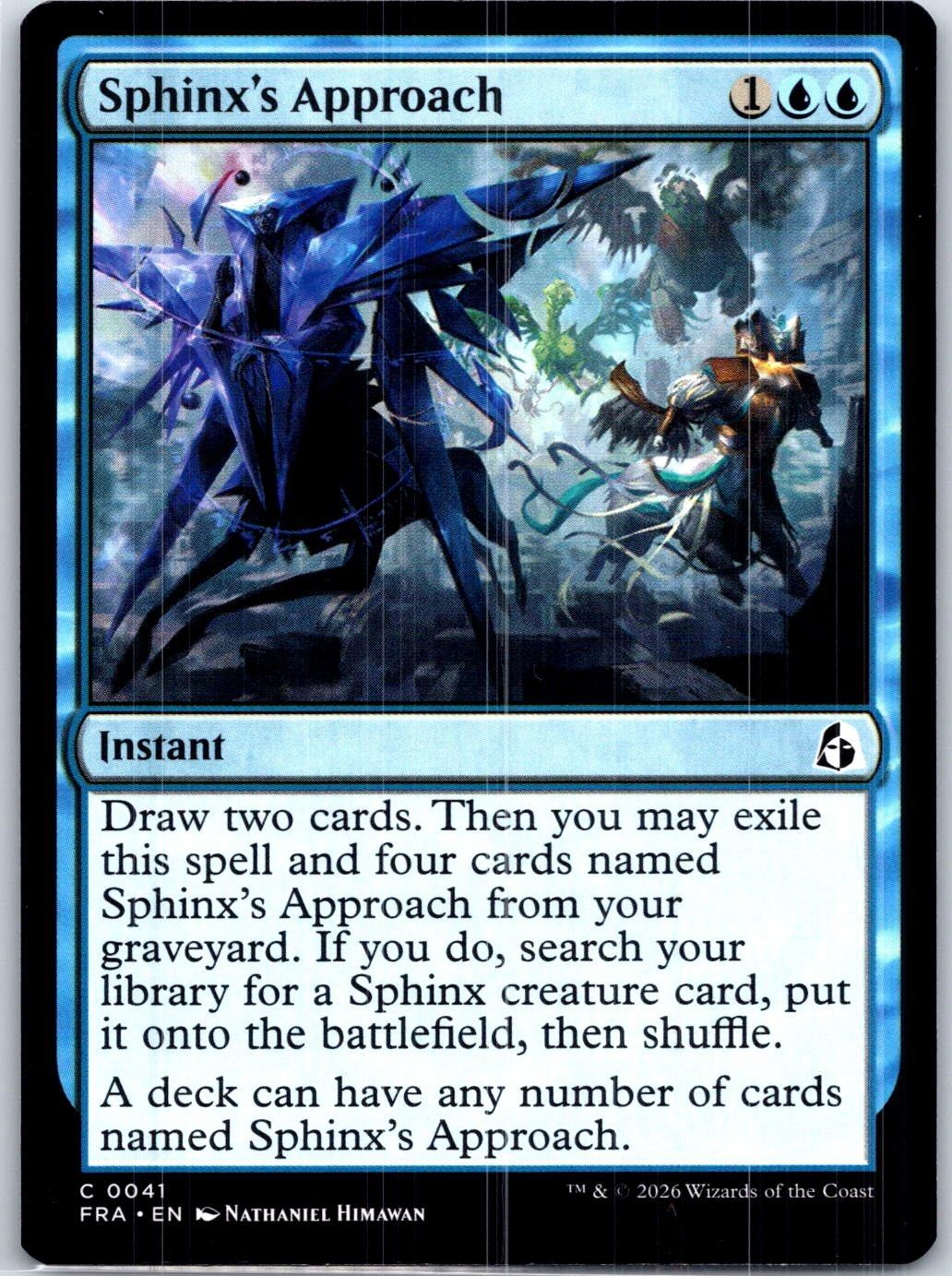 Sphinx\'s Approach 41 Common Reality Fracture Magic: The Gathering Near Mint Sphinx\'s Approach 41 Common Reality Fracture Magic: The Gathering Near Mint