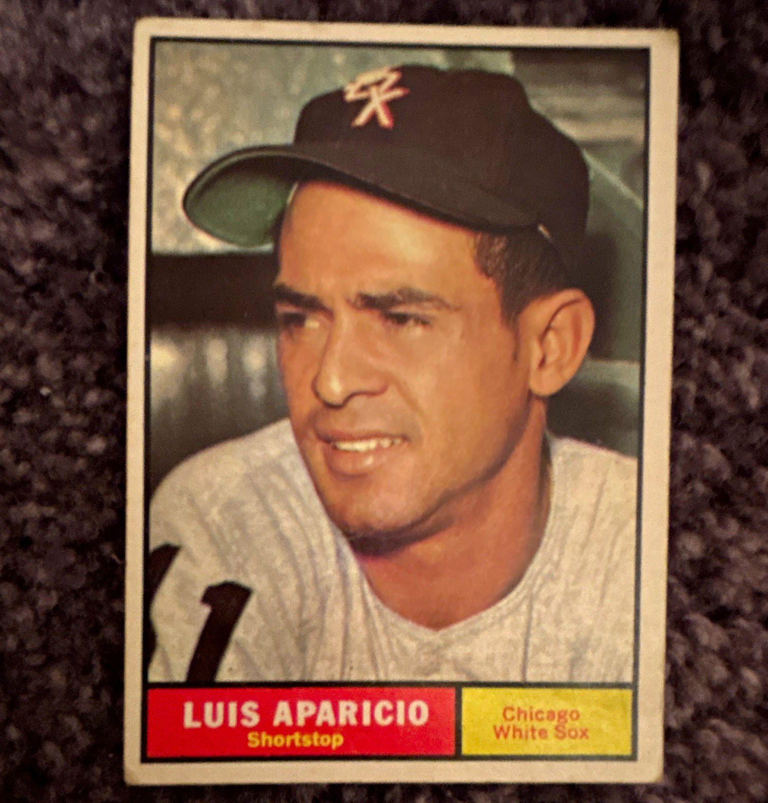 Topps 1961 Luis Aparicio Card #440 Base Set Chicago White Sox Topps 1961 Luis Aparicio Card #440 Base Set Chicago White Sox