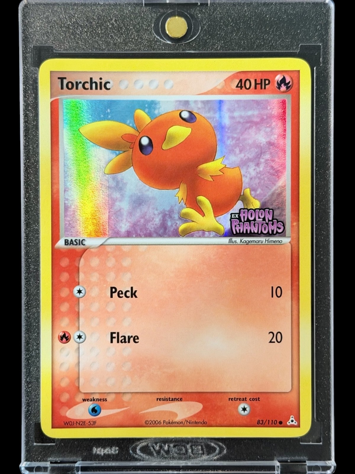 Torchic REVERSE HOLO 83/110 EX HOLON PHANTOMS POKEMON CARD Torchic REVERSE HOLO 83/110 EX HOLON PHANTOMS POKEMON CARD