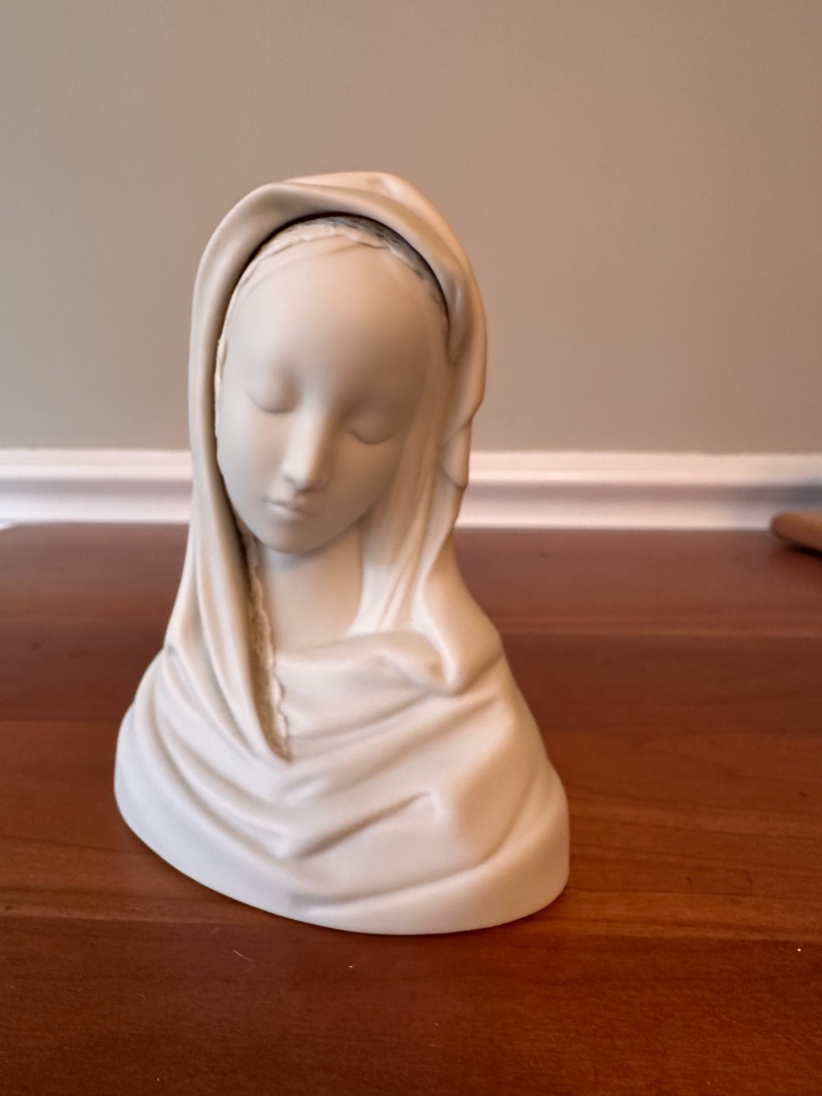 Vintage Cybis Bisque Figurine Madonna with Lace Veil