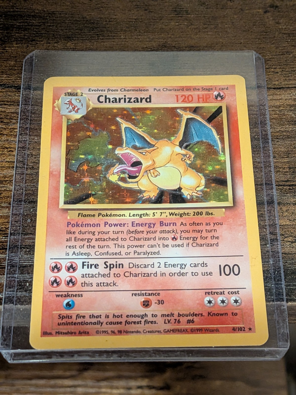 Charizard 4/102 Base Set Holo Charizard 4/102 Base Set Holo