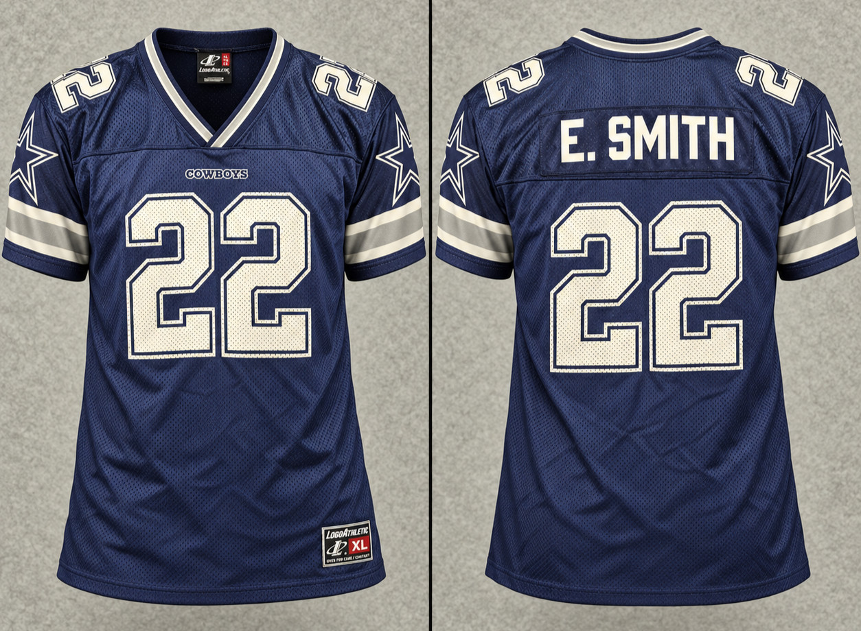 VTG 90s Emmitt Smith #22 Dallas Cowboys Nike NFL Football Jersey Mens 2XL Blue VTG 90s Emmitt Smith #22 Dallas Cowboys Nike NFL Football Jersey Mens 2XL Blue