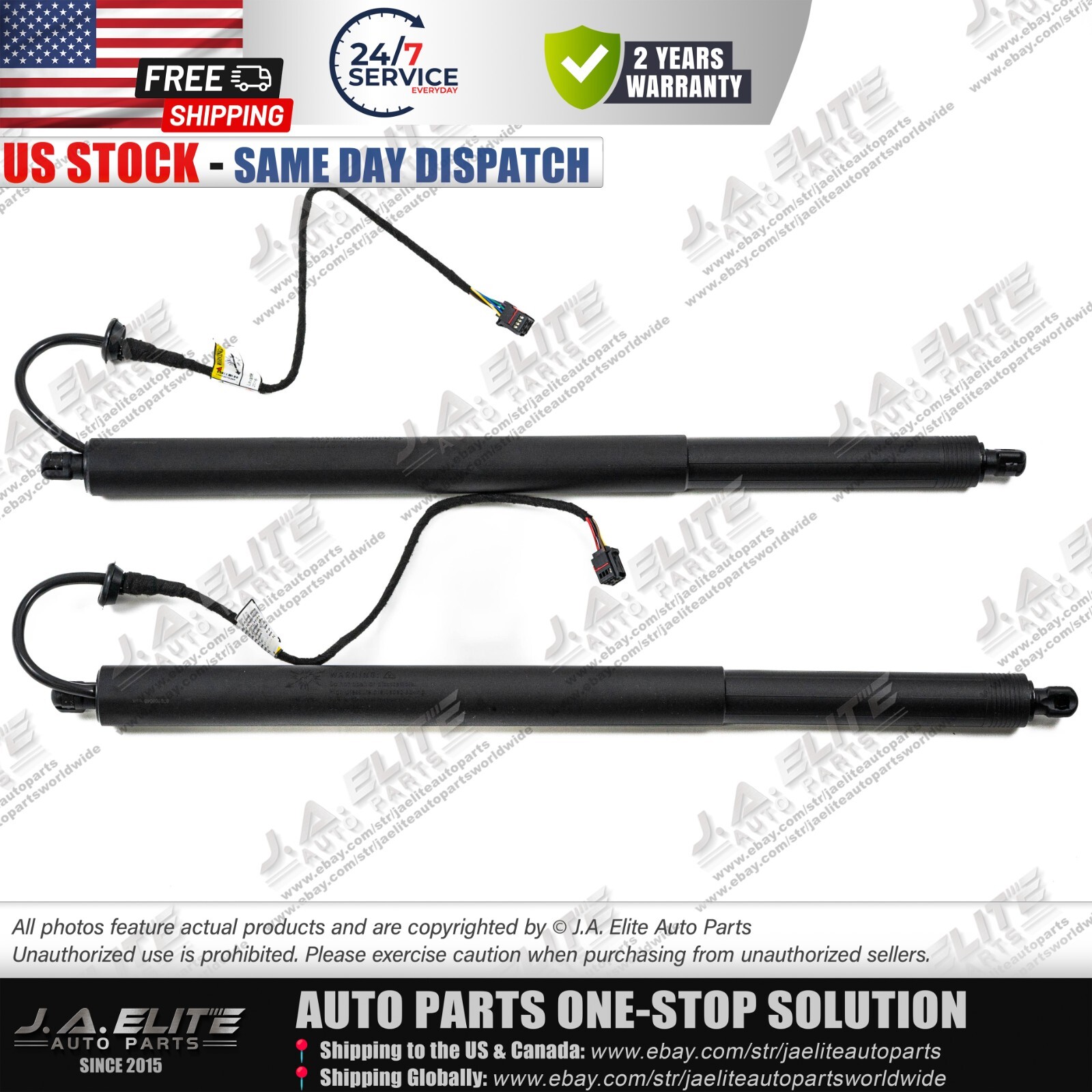 2pcs Tailgate Trunk Gas Spring Struts for Maserati Levante 670109048 670109047 2pcs Tailgate Trunk Gas Spring Struts for Maserati Levante 670109048 670109047