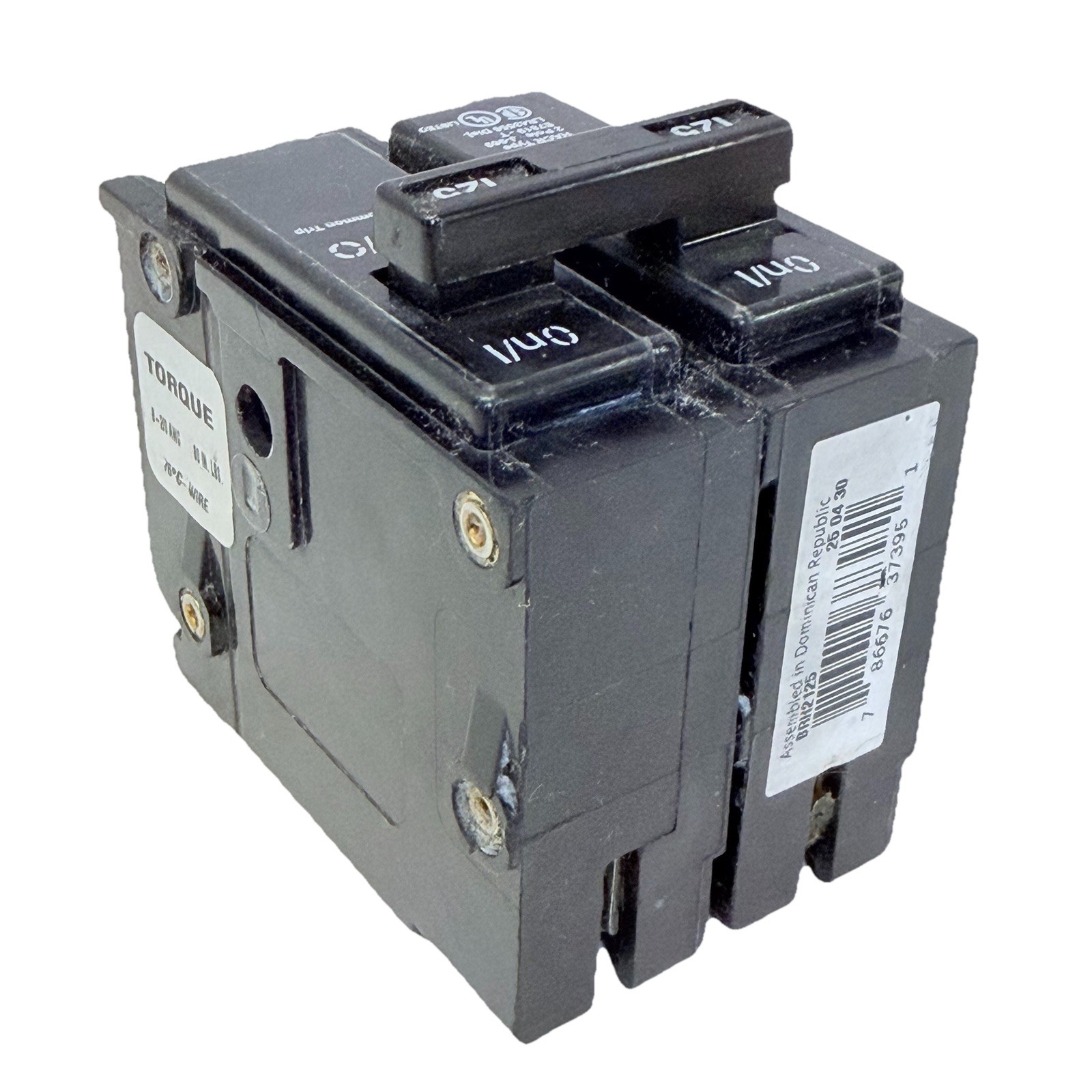 Eaton BRH2125 Pole Circuit Breaker 120/240V - 2 POLE