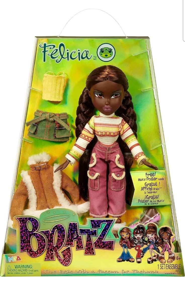 Bratz Fashion Doll Felicia Series 3 with 2 Outfits and Poster. New By MGA Ent.