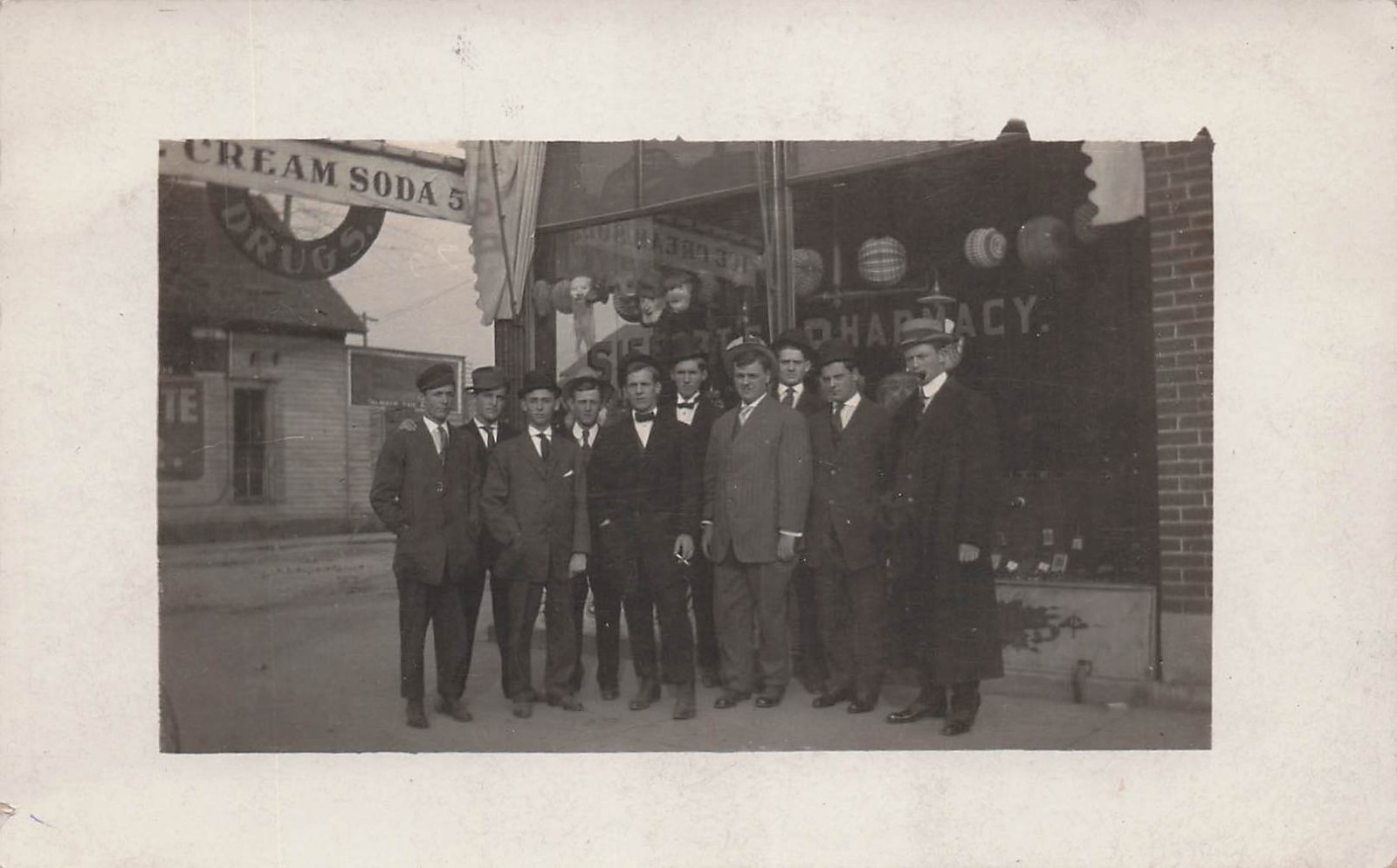 RPPC Seifert's Pharmacy Guttenberg NJ New Jersey Drug Store Photo Postcard 20A