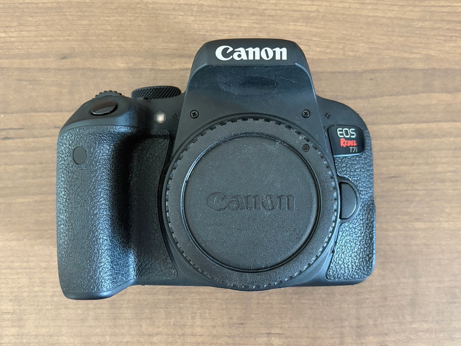 Canon EOS Rebel T7i Black Digital Camera Body Only 24.2MP No Battery