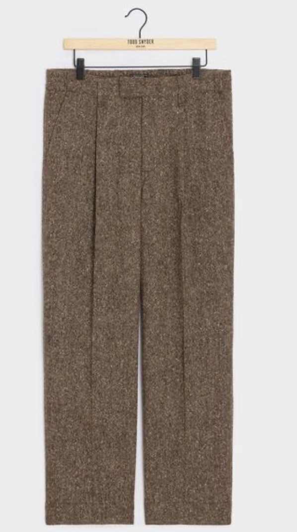 Todd Snyder Italian Donegal Wool Milano Trouser Brown Men’s M NWT $368