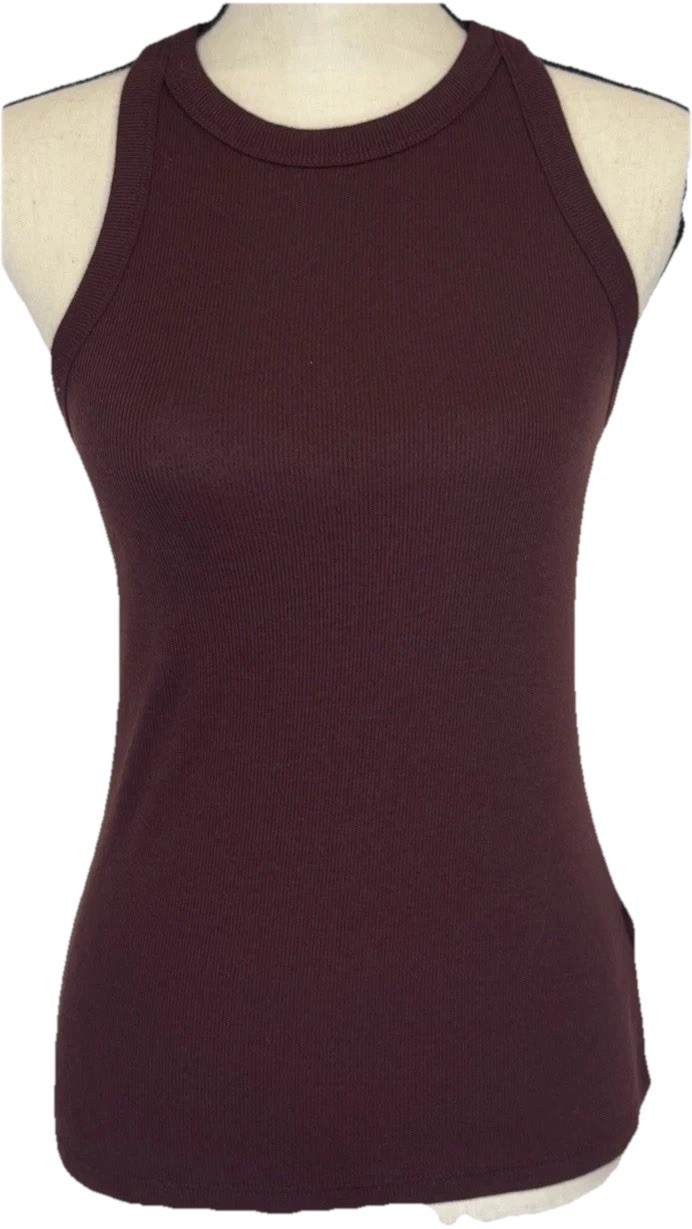 Xersion Ultralite Go-Dry Tank Top Womens Small Brown Racerback 