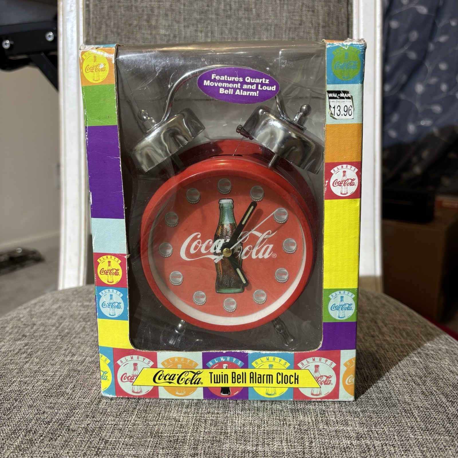 Vtg Coca-Cola Twin Bell Alarm Clock Collectible New In Box Vtg Coca-Cola Twin Bell Alarm Clock Collectible New In Box