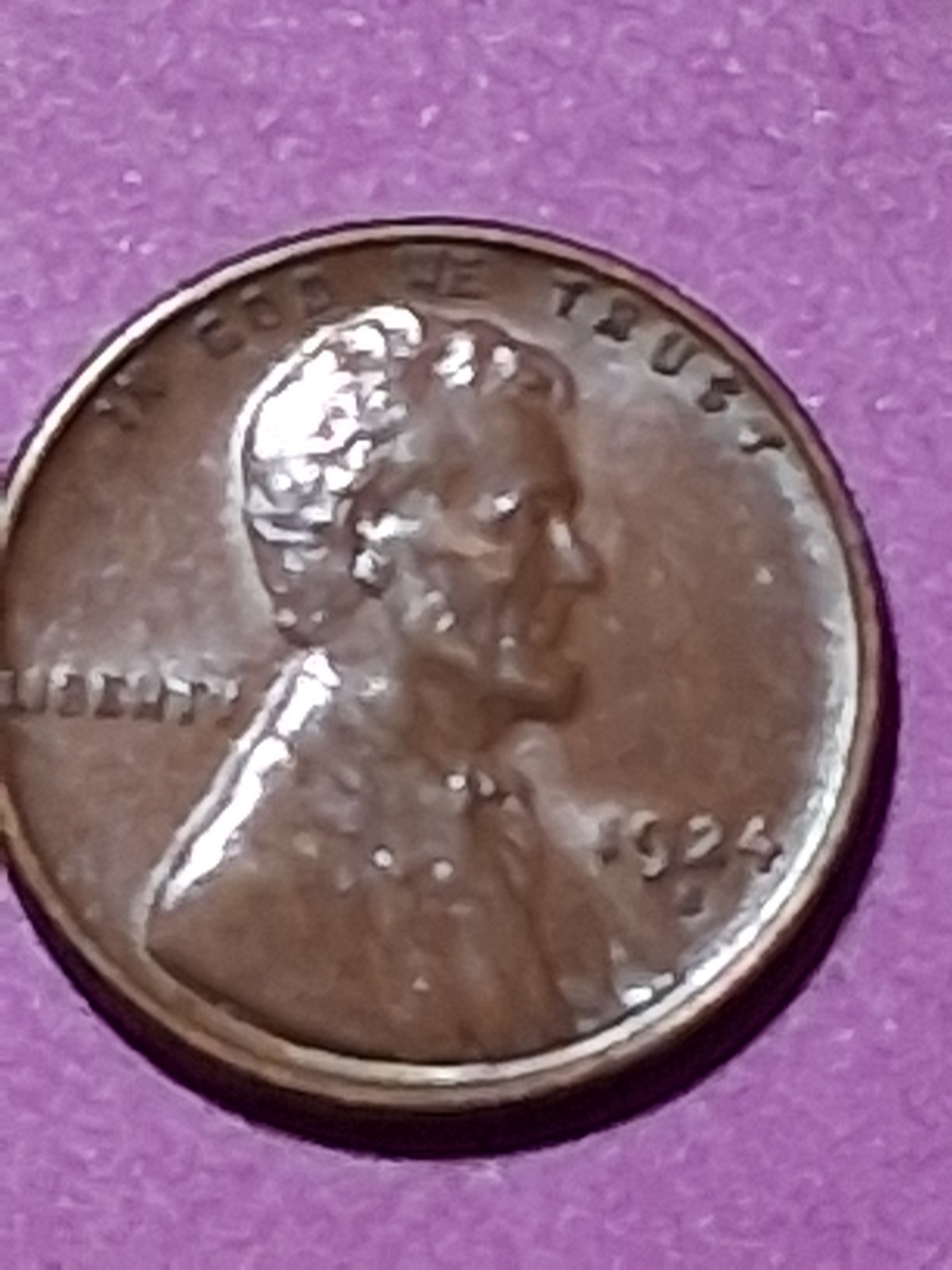 1924-S LINCOLN CENT. MS/ BU/ BN. CHOICE