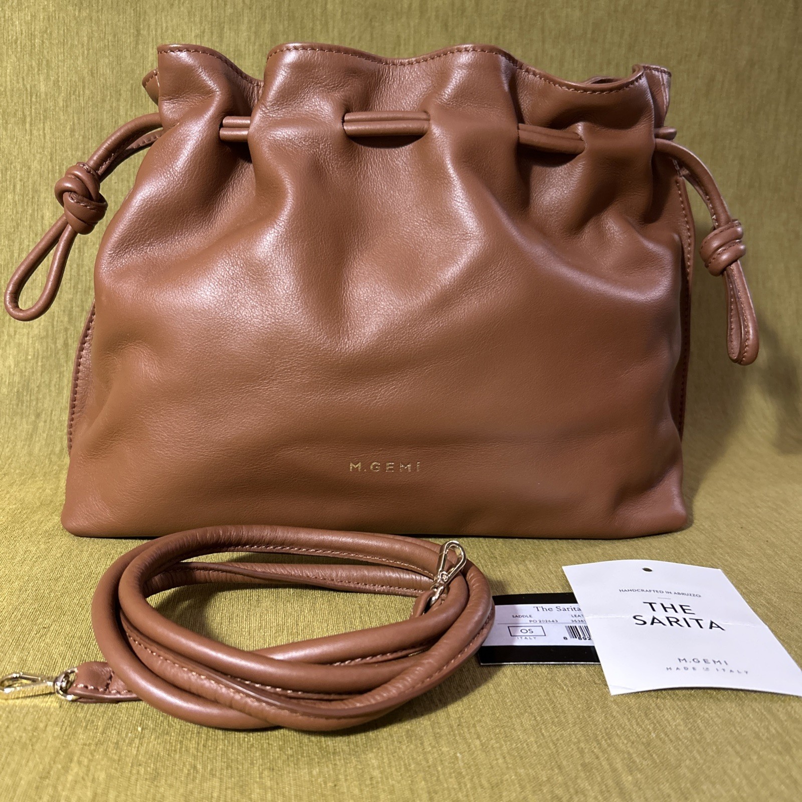 M.Gemi The Sarita Saddle Tan Bag $348 M.Gemi The Sarita Saddle Tan Bag $348