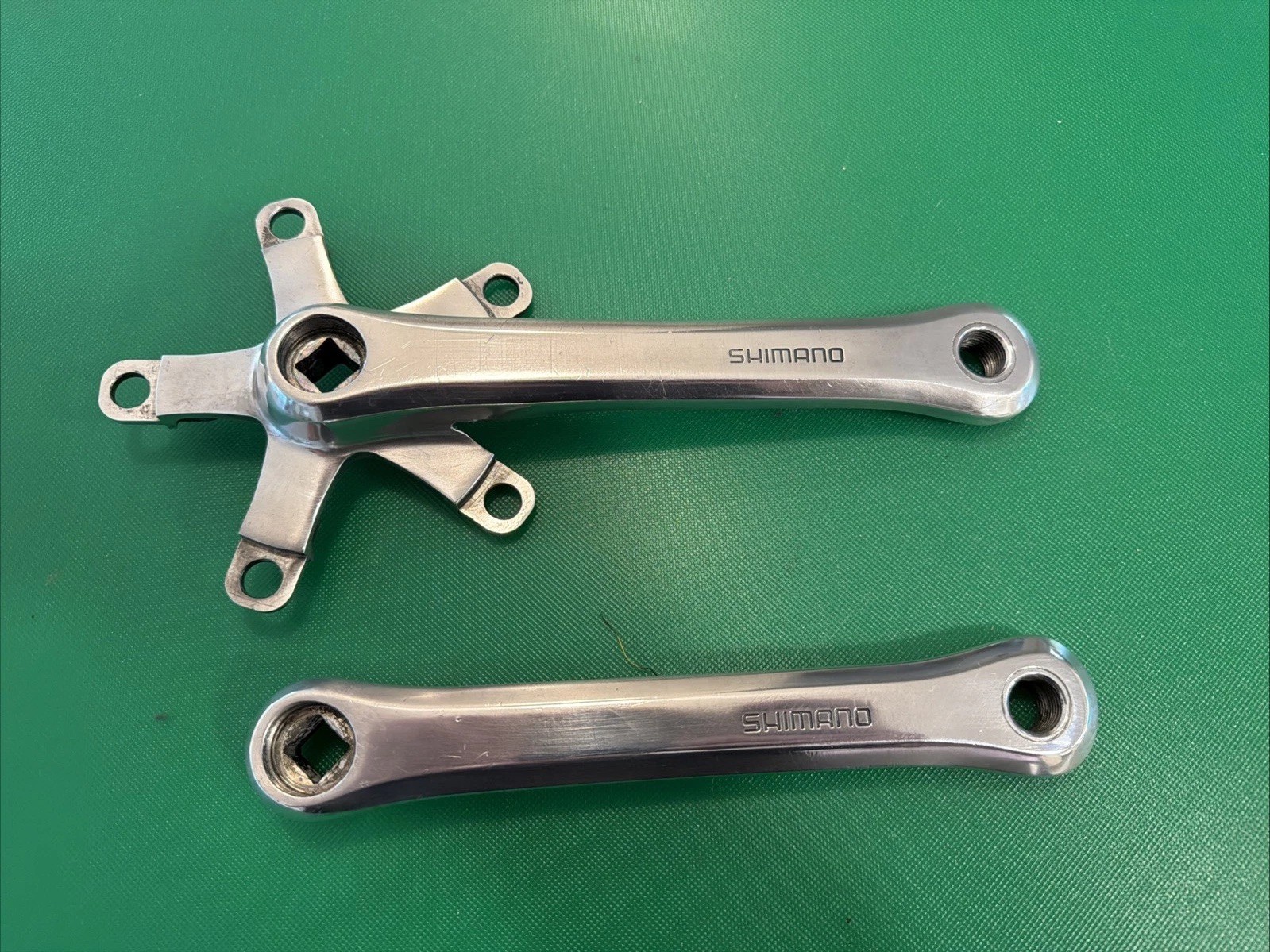 Vintage Shimano Deerhead FC-6206 Crank Set 175 Square Taper Triple Vintage Shimano Deerhead FC-6206 Crank Set 175 Square Taper Triple