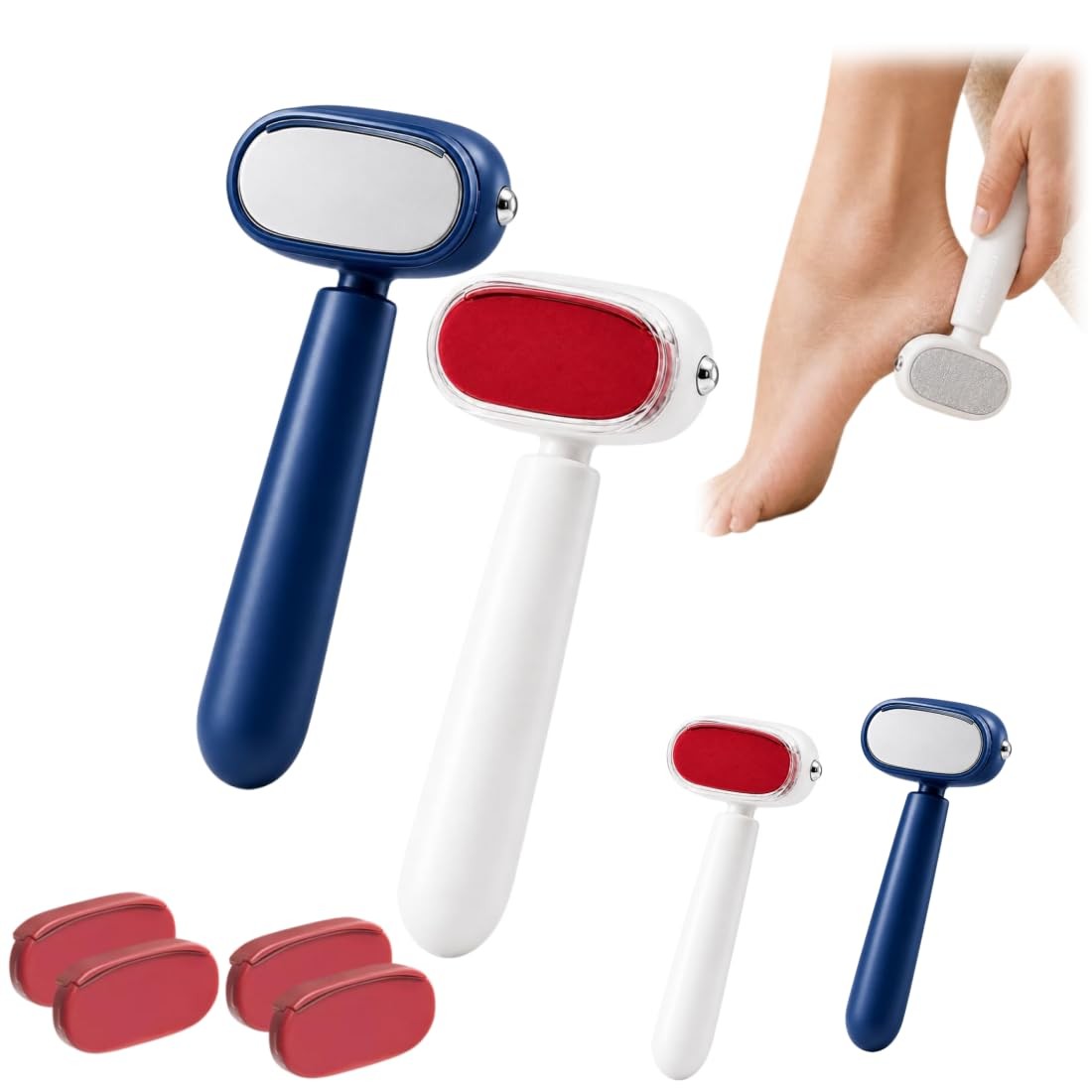 Dual Sided Callus Remover,2027 Upgraded Dual Sided Foot Callus Remover