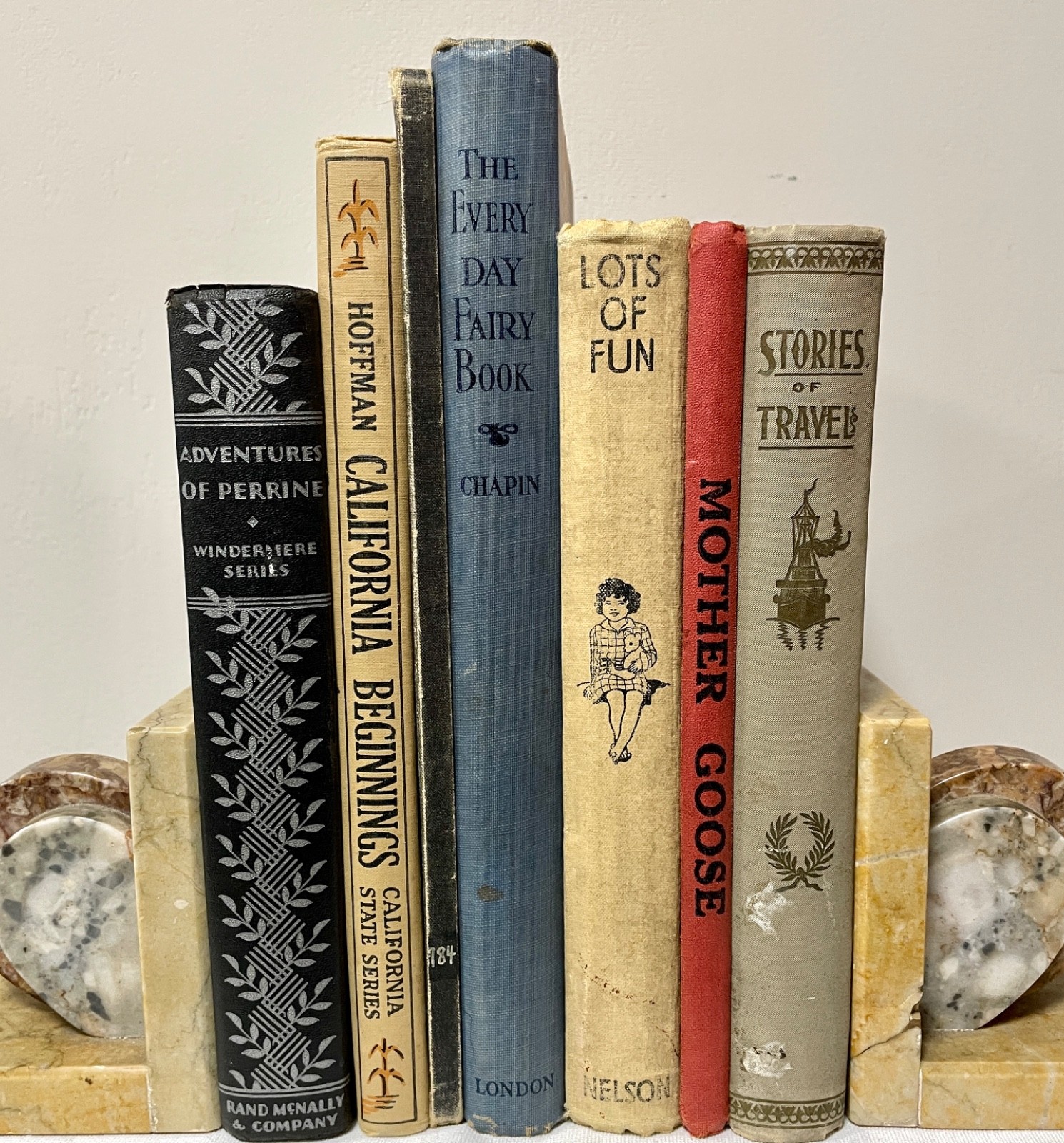 Antique Illustrated Children's 7-Book Lot 1900-1948 Jessie Willcox Smith Fairy