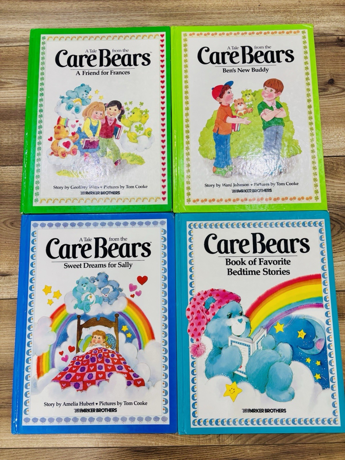 Vintage 1980s A Tale From the Care Bears Story Book Set Mixed Lot 4 HC Stories