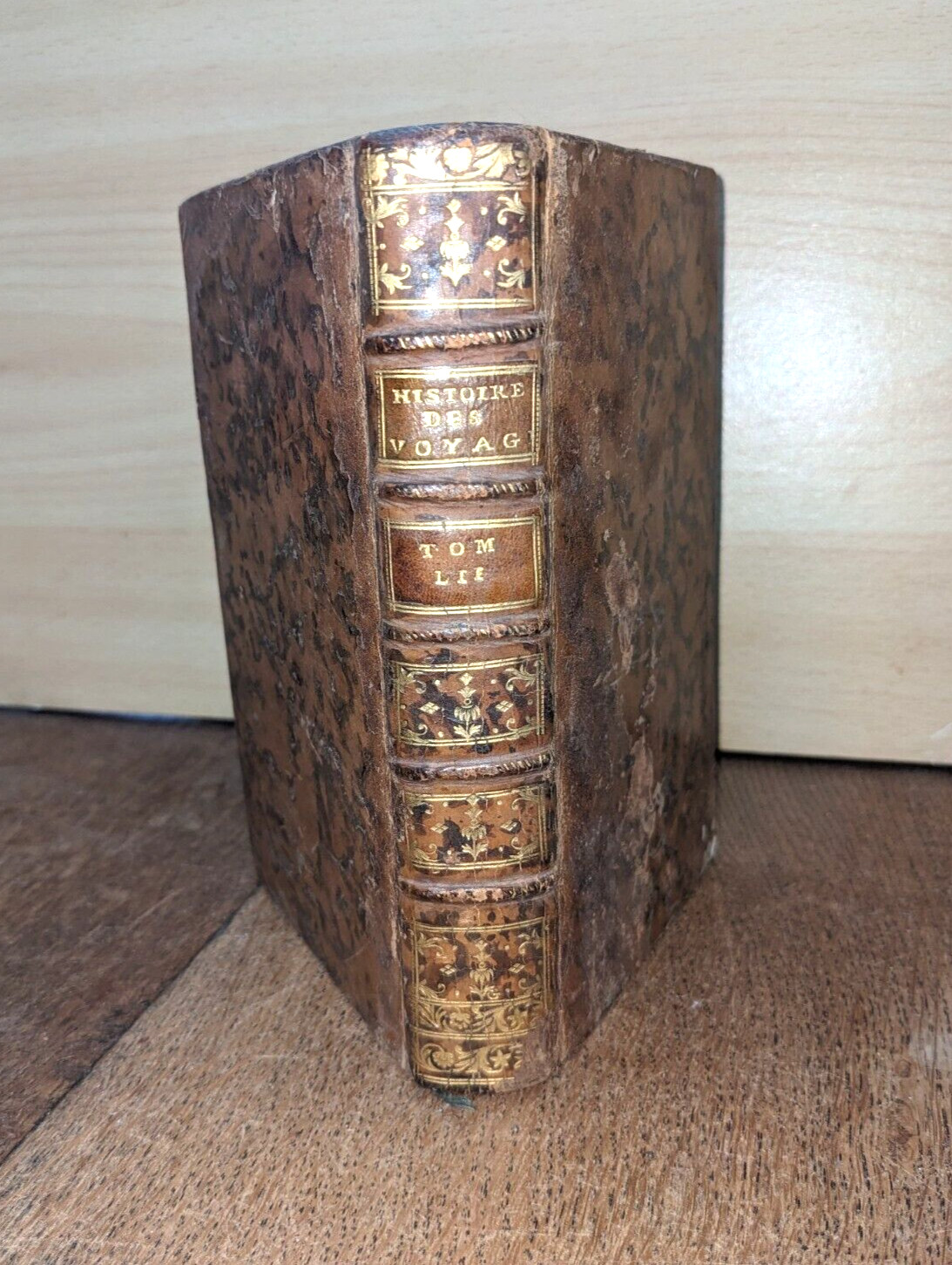 antique book-Prévost - Histoire générale des voyages T 52 - 1757