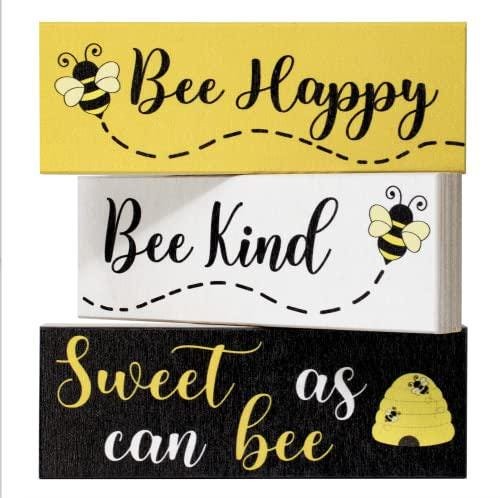Bumble Bee Decor, Bee Decorations, Bee Happy Bee Kind Sweet, Farmhouse Spring Ti Bumble Bee Decor, Bee Decorations, Bee Happy Bee Kind Sweet, Farmhouse Spring Ti