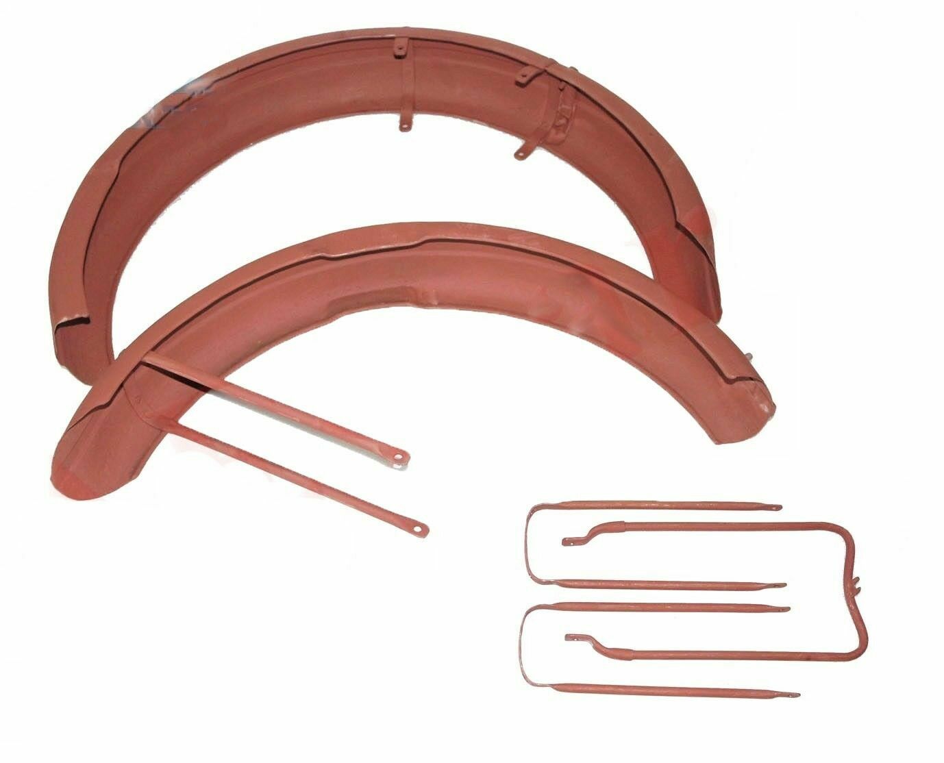 Fits Triumph 3HW 350 CC Front and Rear Mudguards Fender With  Stay Kit