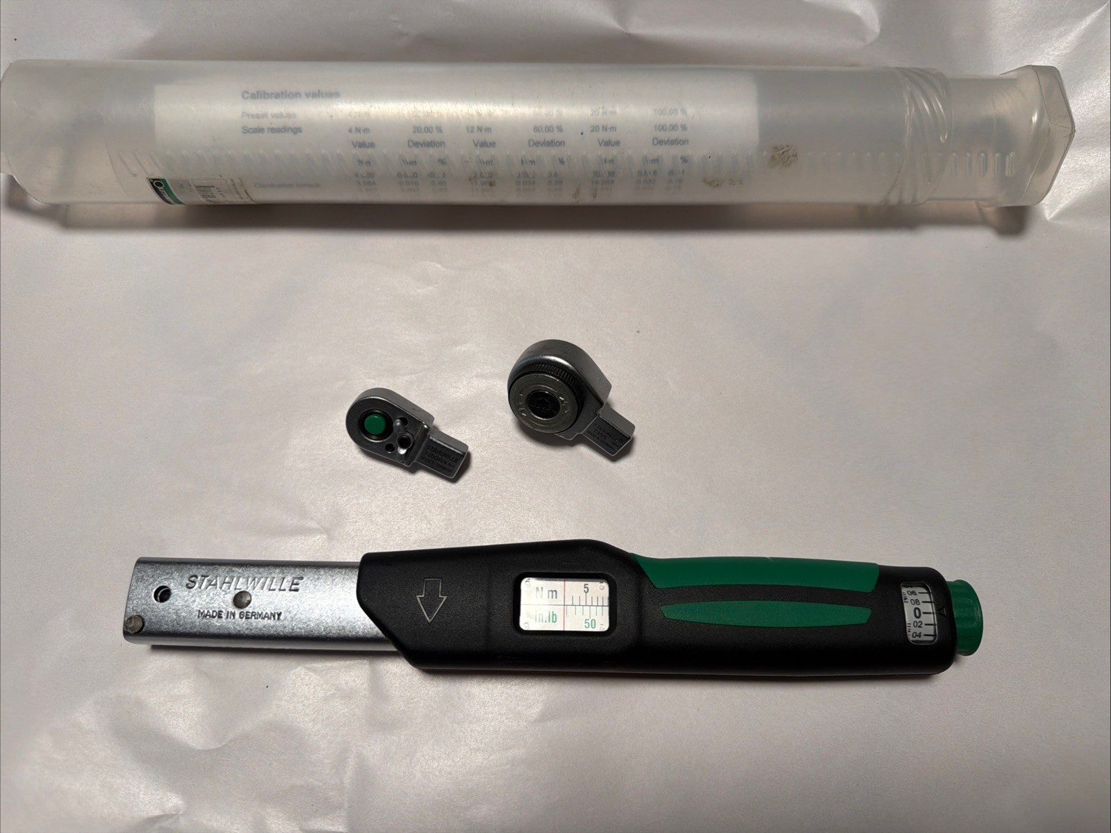 Stahlwille 50181102 730N Service MANOSKOP torque wrench, size 2 Stahlwille 50181102 730N Service MANOSKOP torque wrench, size 2