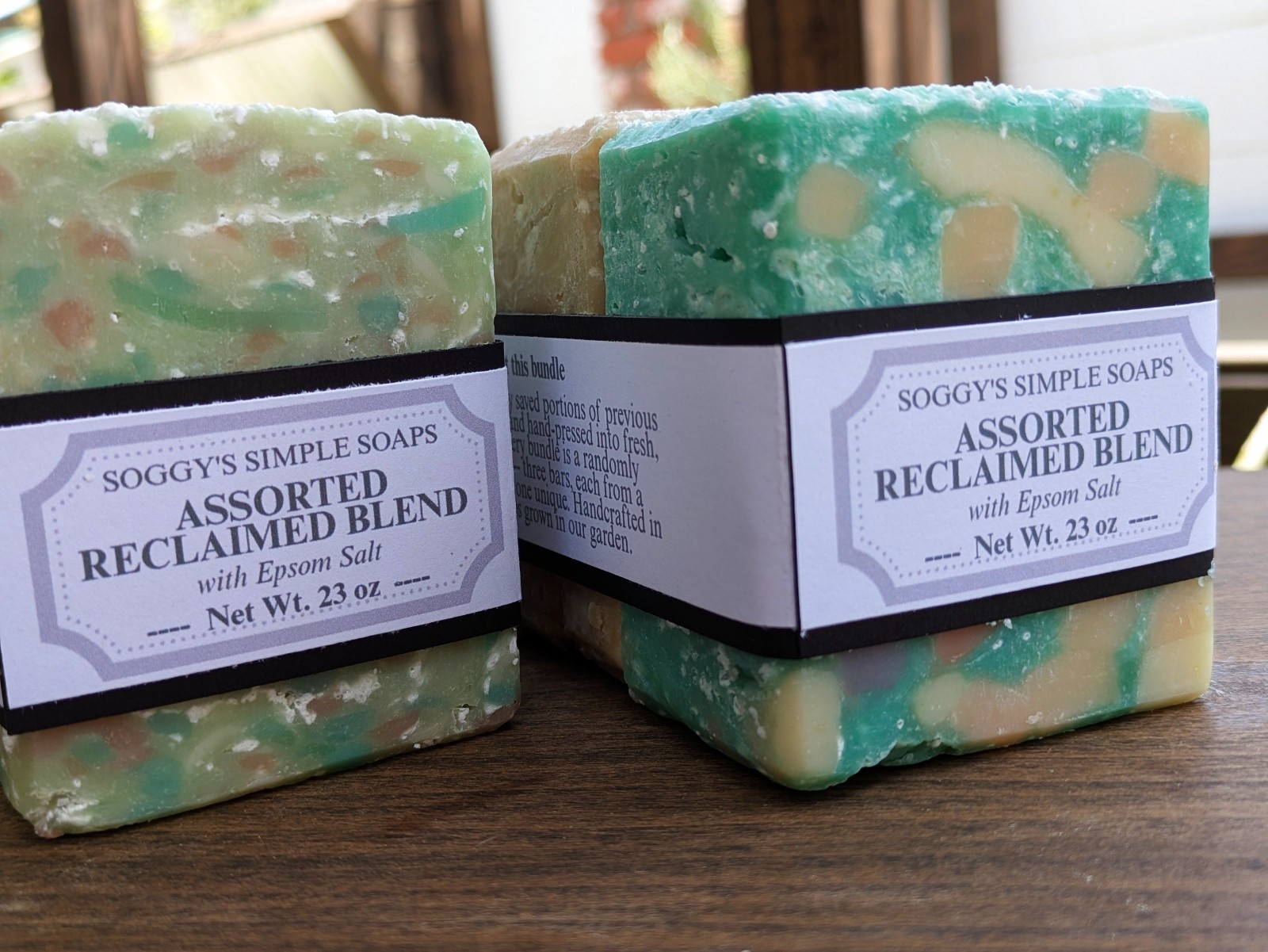 Handmade Soap 6-Bar Set Assorted Reclaimed Blend Surprise Tallow Big Bars Value Handmade Soap 6-Bar Set Assorted Reclaimed Blend Surprise Tallow Big Bars Value